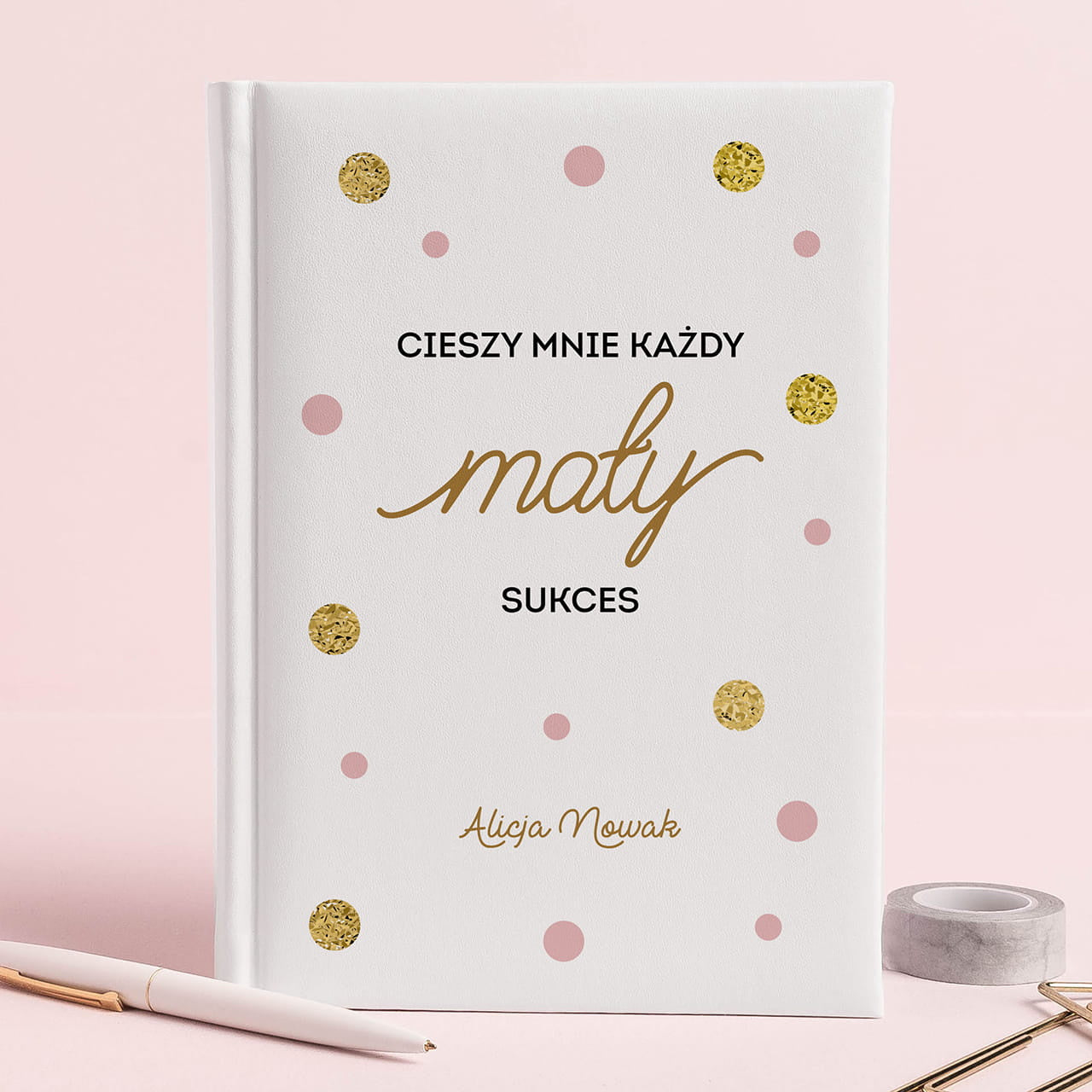 Kalendarz całoroczny Cieszy mnie każdy mały sukces - prezent dla optymistki