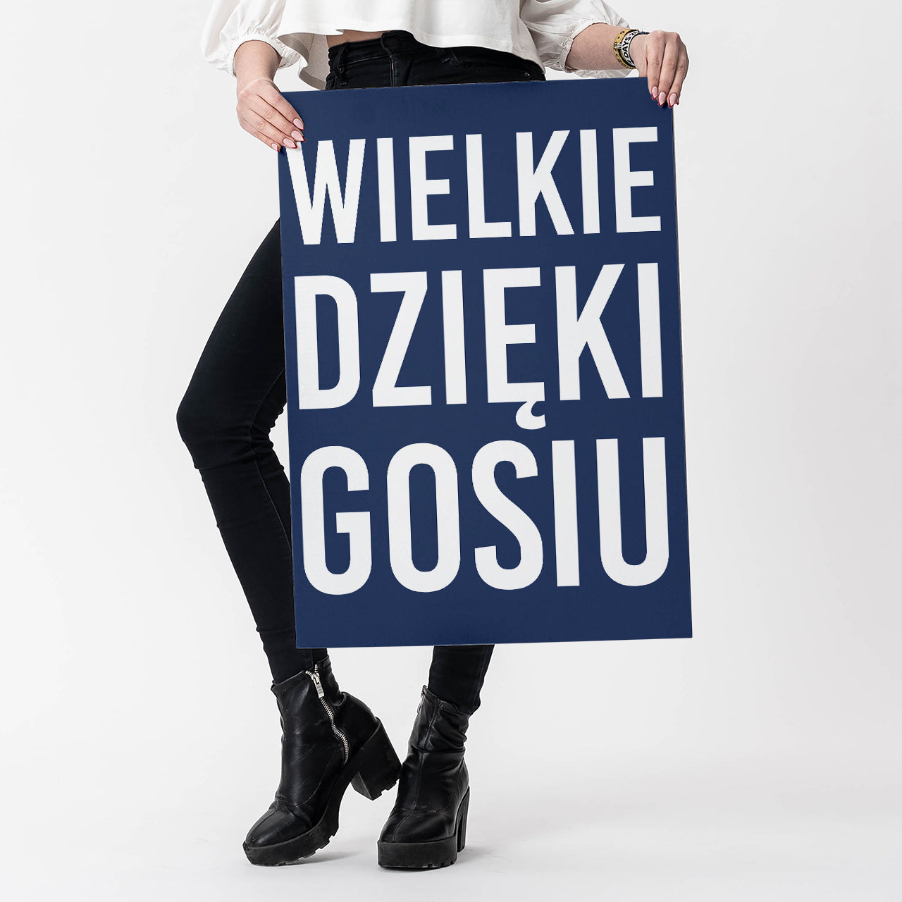 Kartka XXL z podziękowaniem - prezent na podziękowanie prezent podziękowanie kartka na podziękowanie