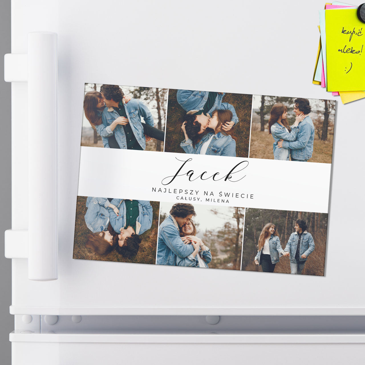 Magnes dla chłopaka - kolaż zdjęć