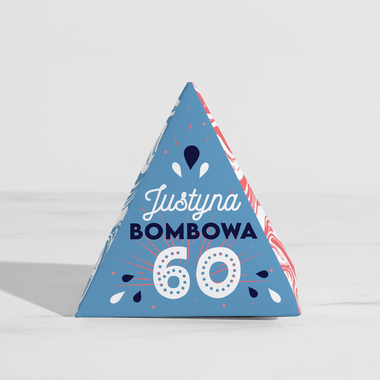 Personalizowana kula do kąpieli - drobiazg na 60 urodziny