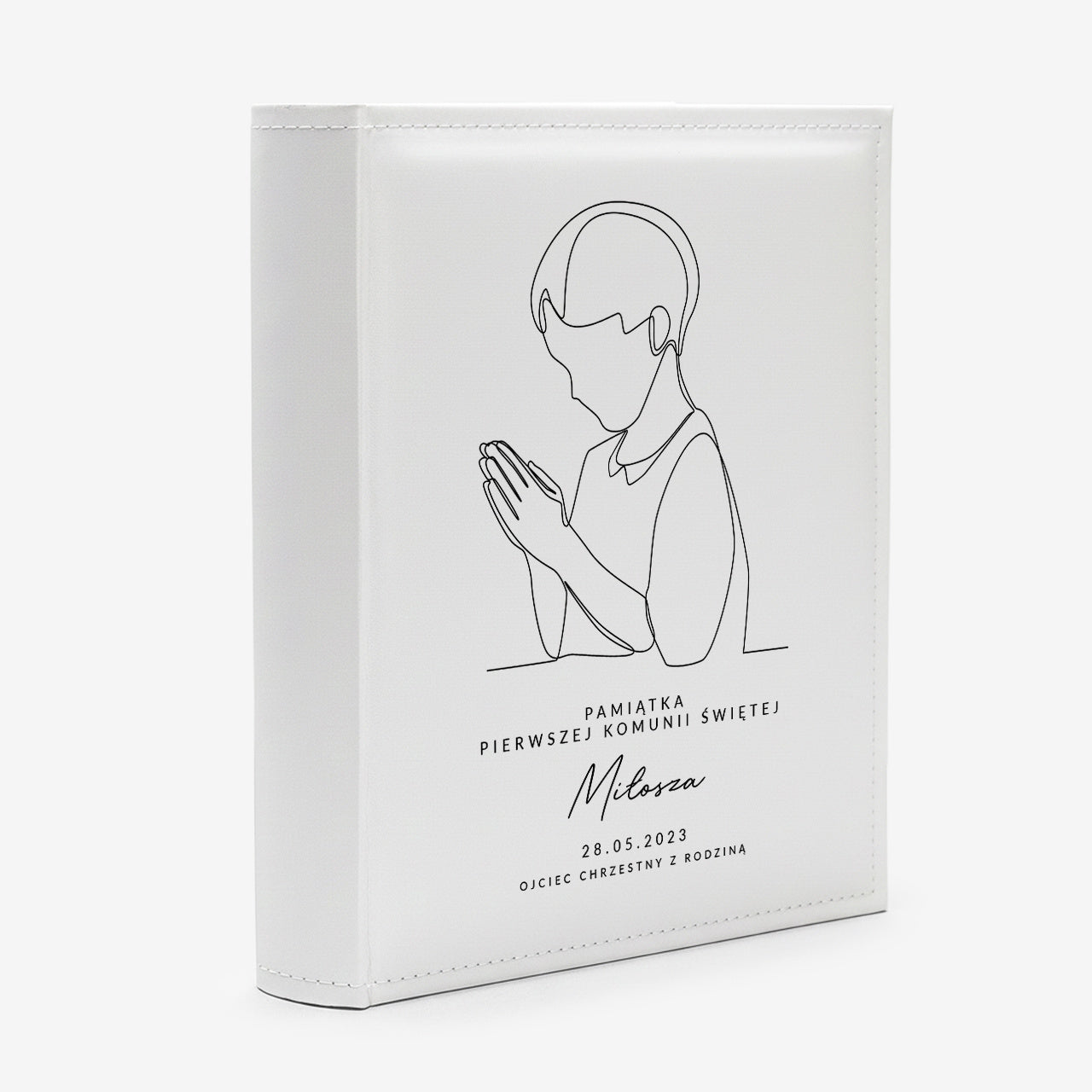 Album komunijny - pamiątka komunii dla chłopca