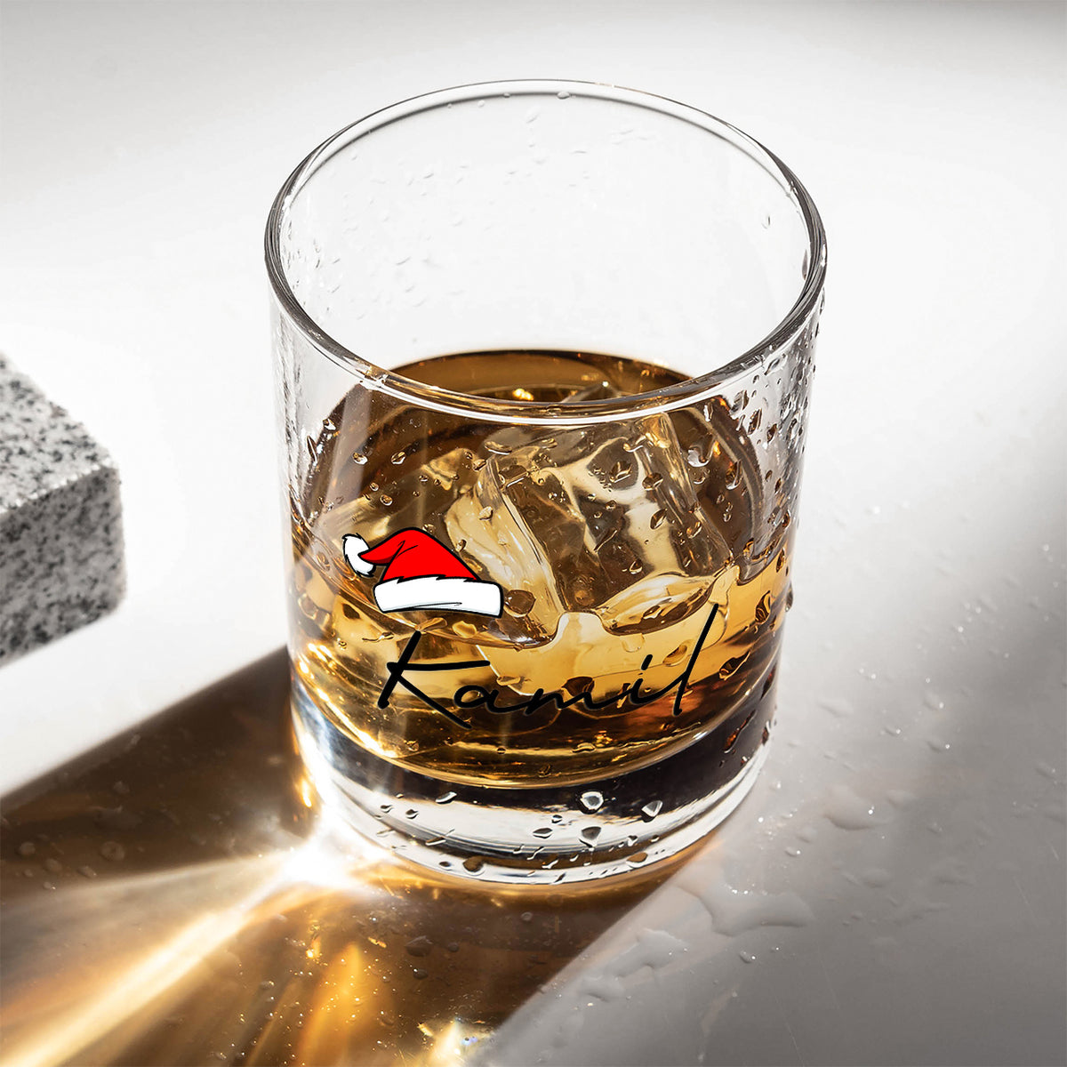 Świąteczna szklanka do whisky - prezent mikołajkowy dla mężczyzny szklanka do whisky