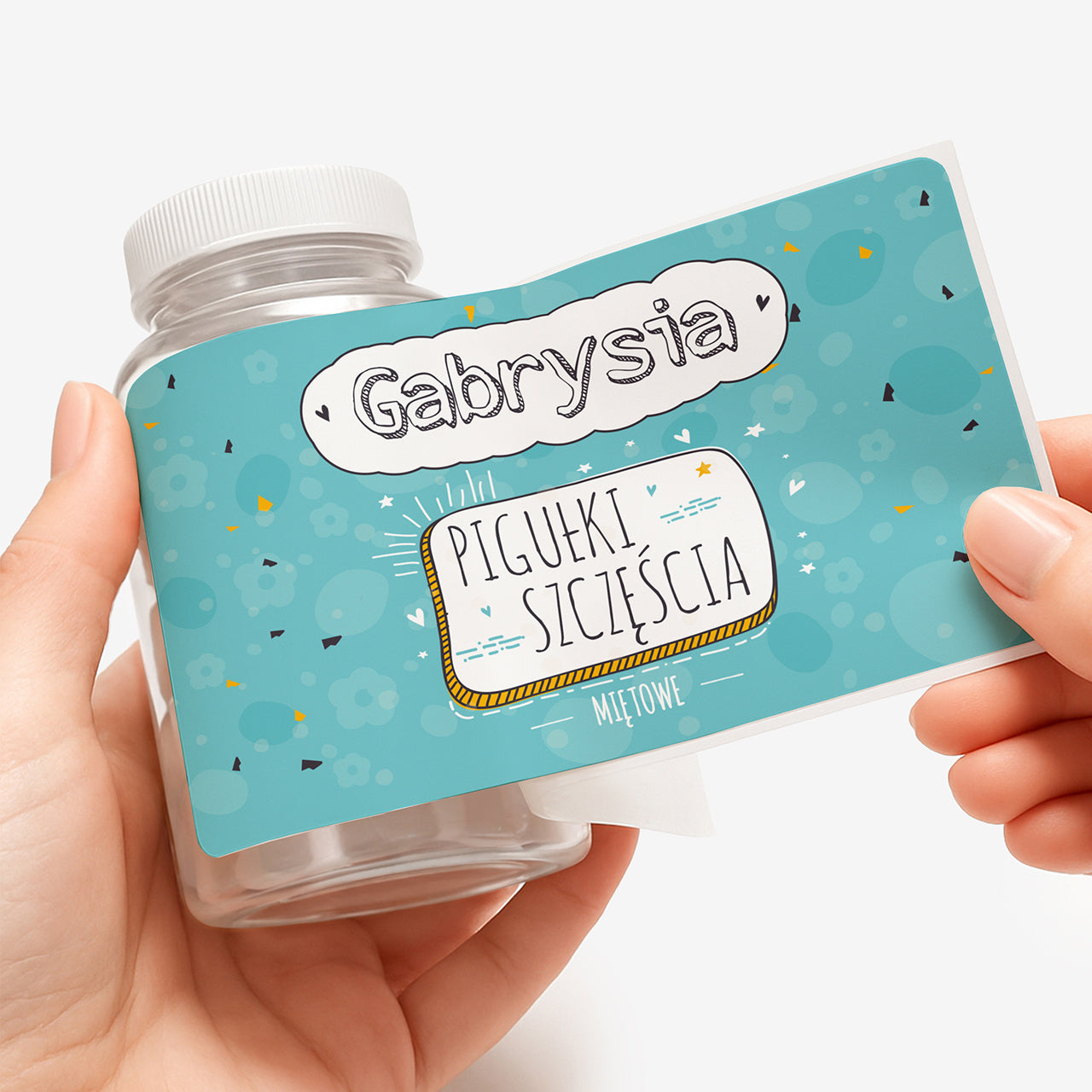 Personalizowane opakowanie na miętówki/cukierki - prezent dla przyjaciółki pudełko na cukierki 