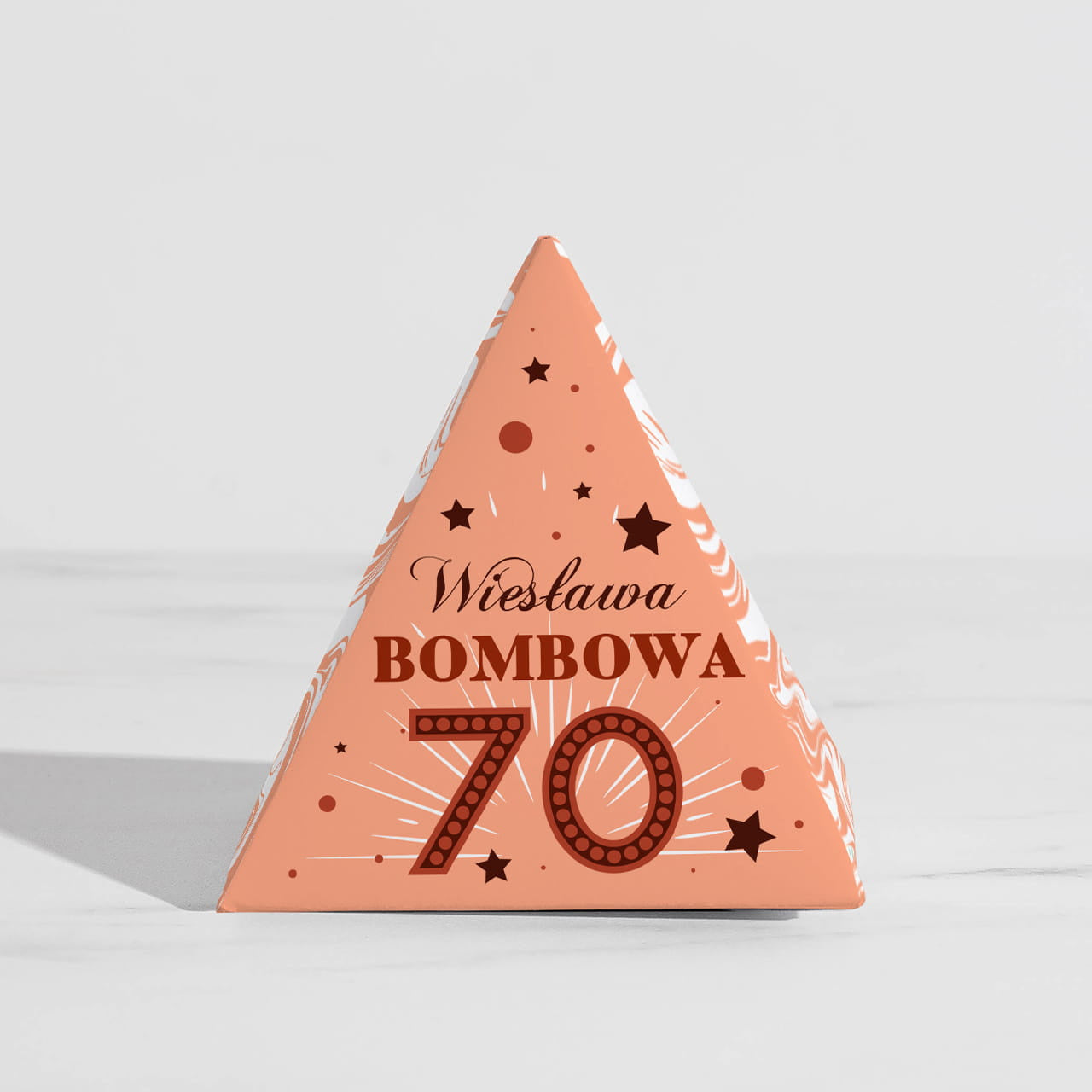 Kula do kąpieli z personalizacją - prezent dla babci na 70 urodziny