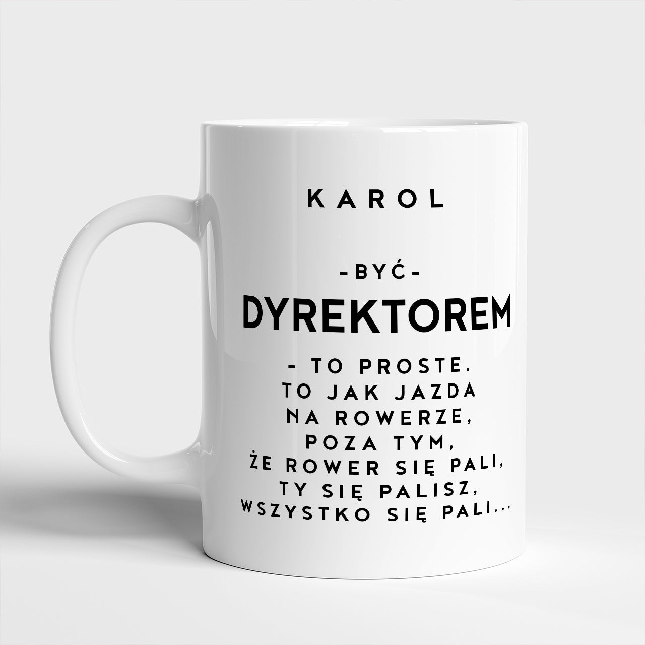 Personalizowany kubek - prezent dla dyrektora