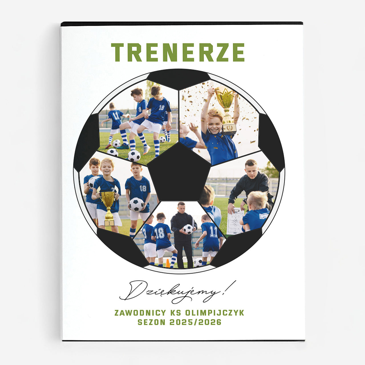 Personalizowane czekoladki - podziękowania dla trenera piłki nożnej czekoladki na prezent czekoladki personalizowane 