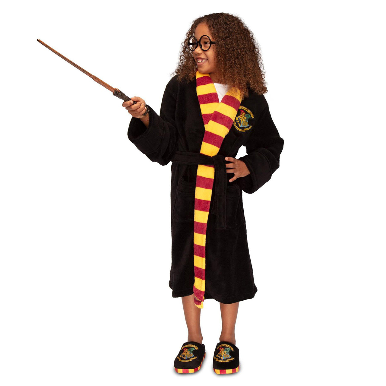 Szlafrok dla dziecka Gryffindor - dla fana Harrego Pottera 7-9 lat