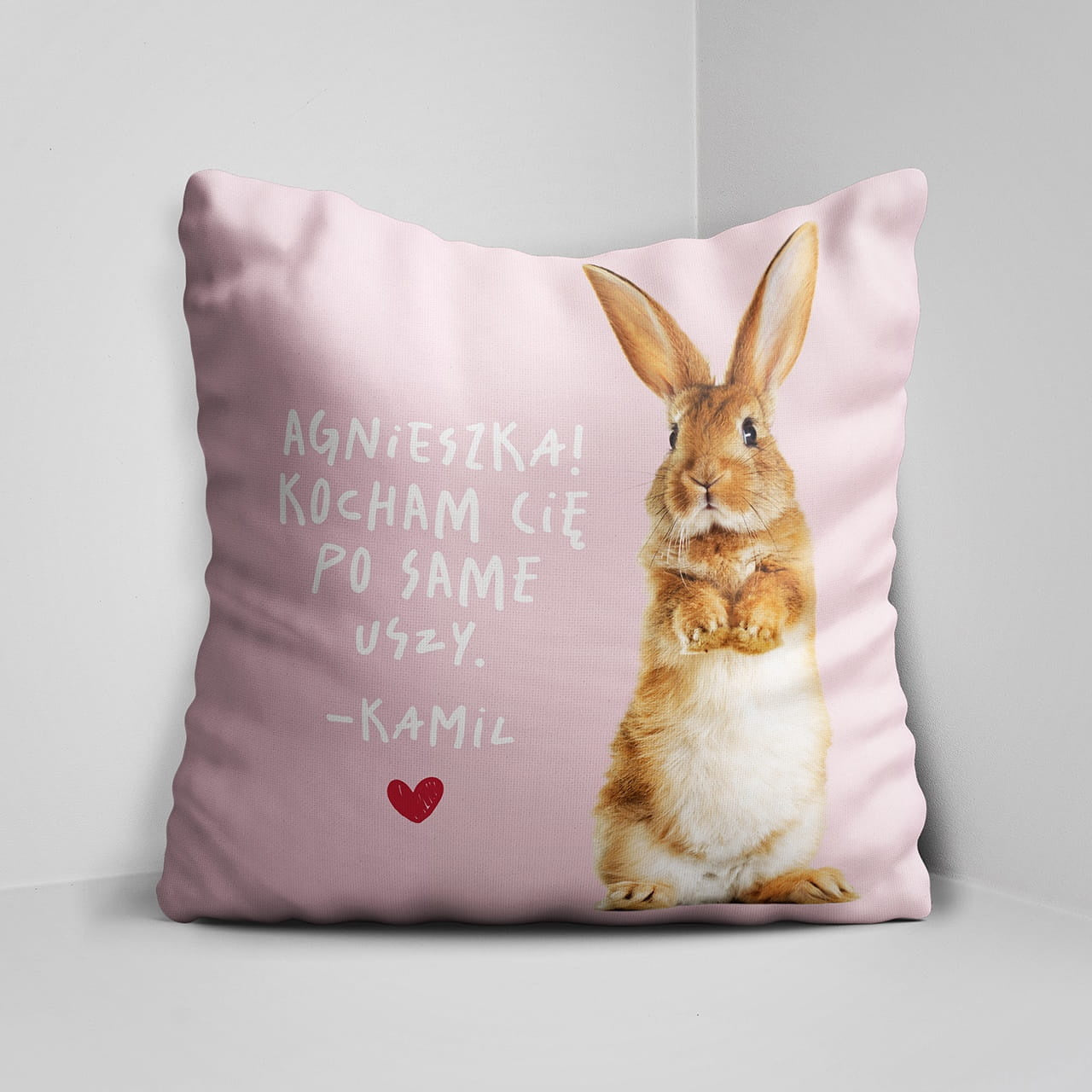 Personalizowana poduszka dla ukochanej