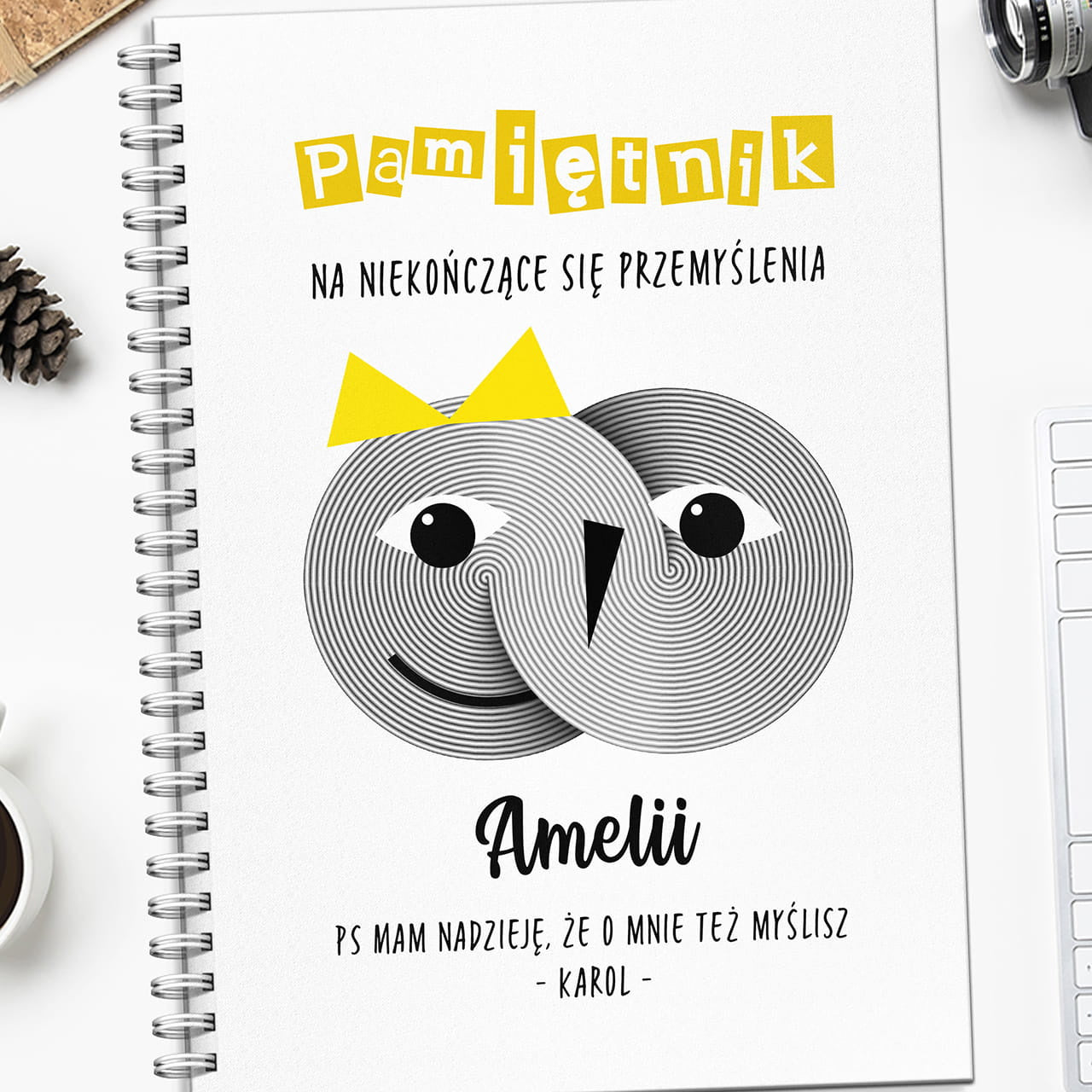 Personalizowany pamiętnik - prezent dla dziewczyny