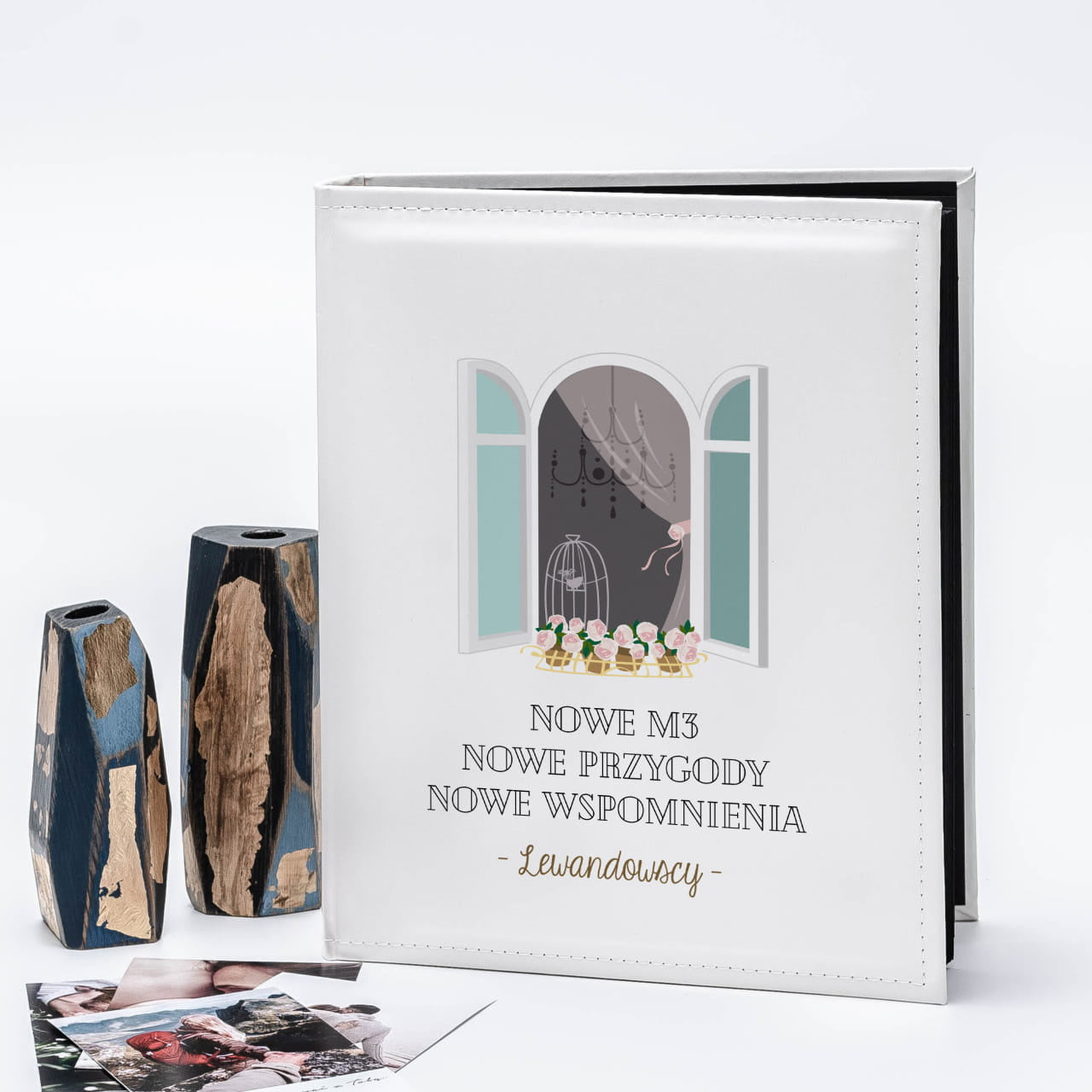 Album na zdjęcia na prezent do nowego domu prezent na parapetówkę prezent na nowy dom album do zdjęć