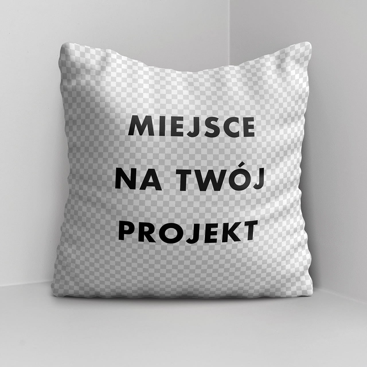 Duża poduszka z własnym projektem