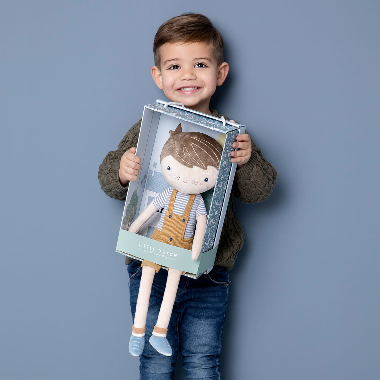 Pluszowa lalka dla Chłopca 50 cm lalka chłopczyk prezent dla chłopca lalka pluszowa