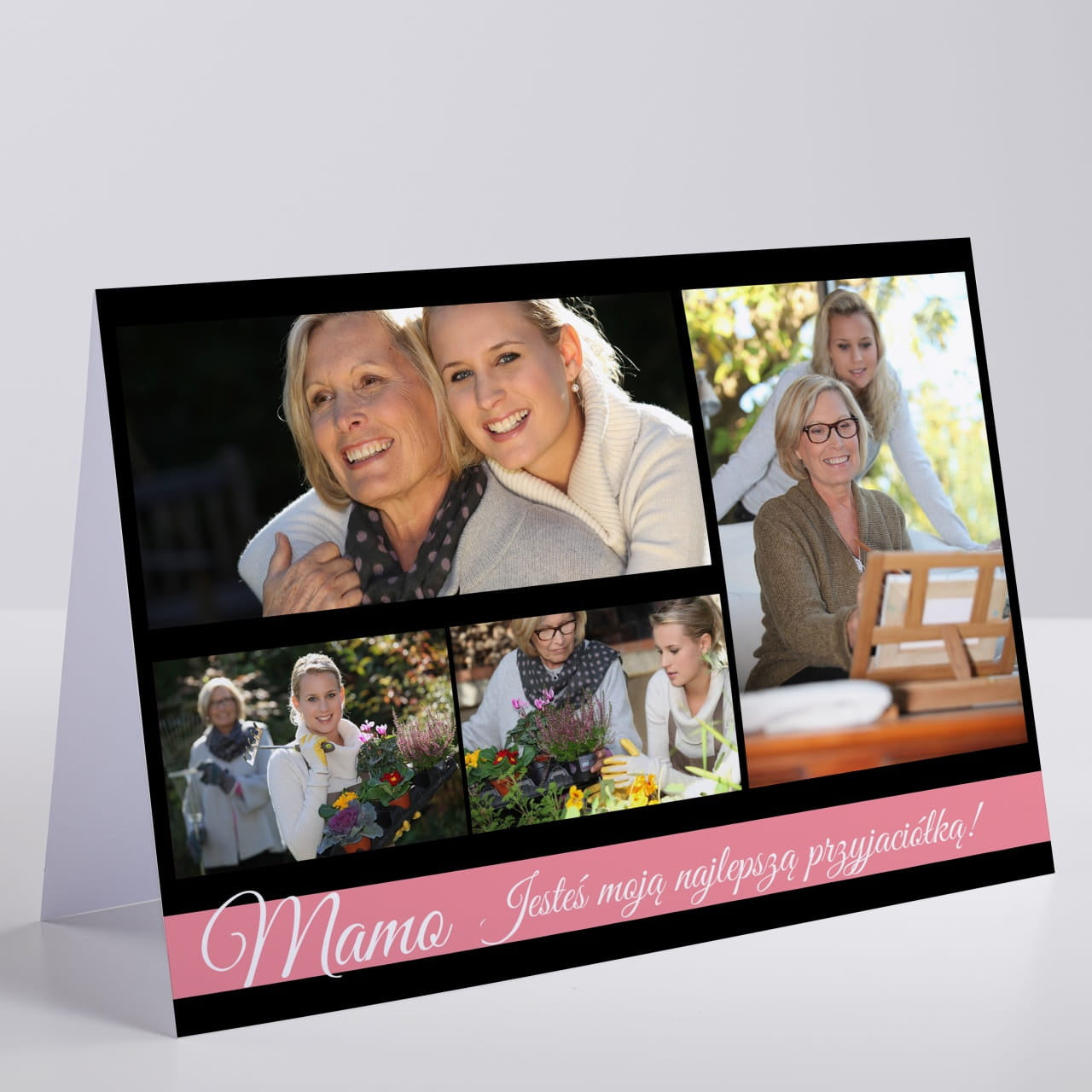 Kartka ze zdjęciami dla mamy
