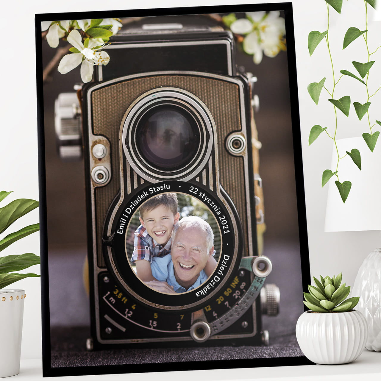 Plakat dla dziadka - vintage prezent dla dziadka prezent na dzień dziadka personalizowany plakat