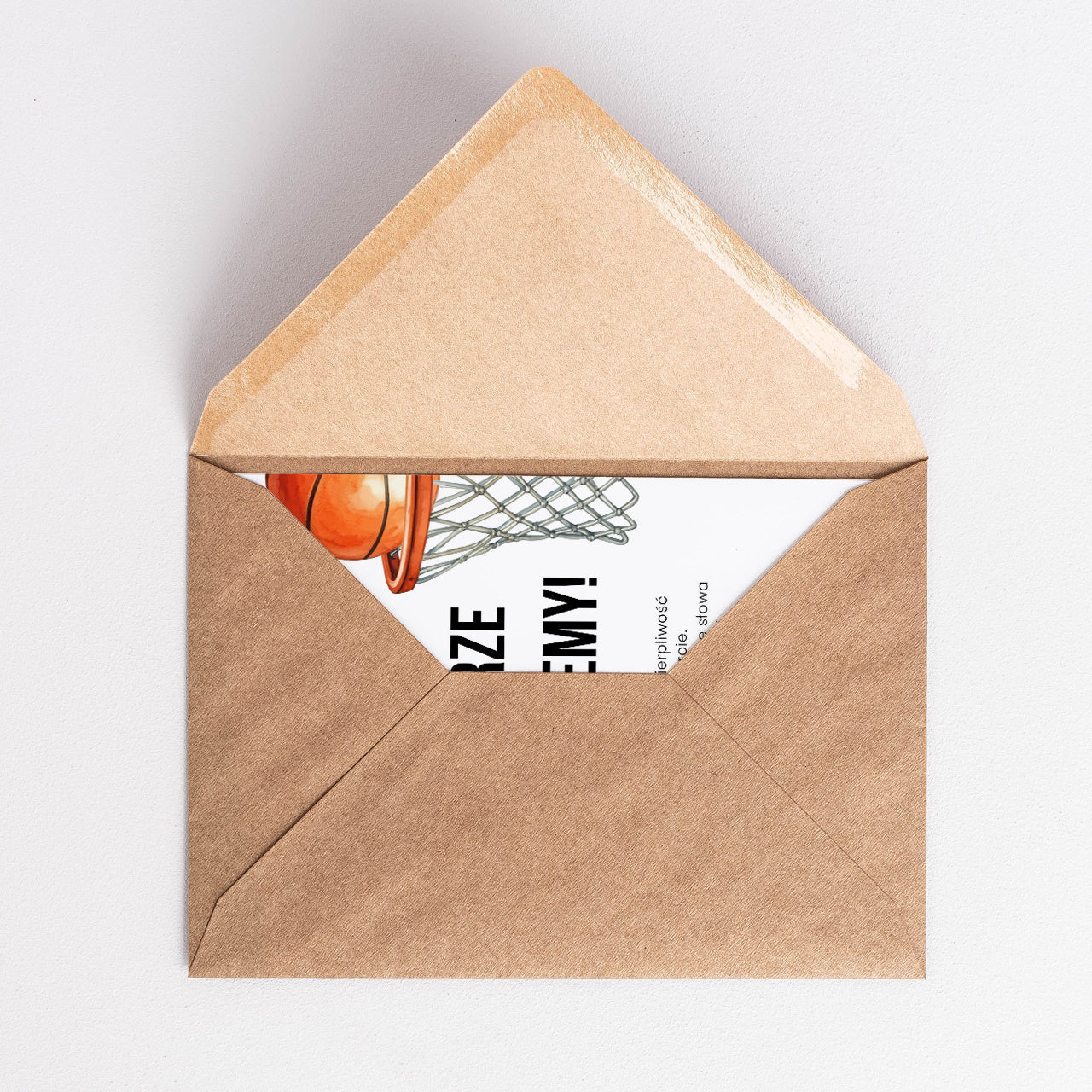 Kartka dla trenera koszykówki podziękowanie dla trenera