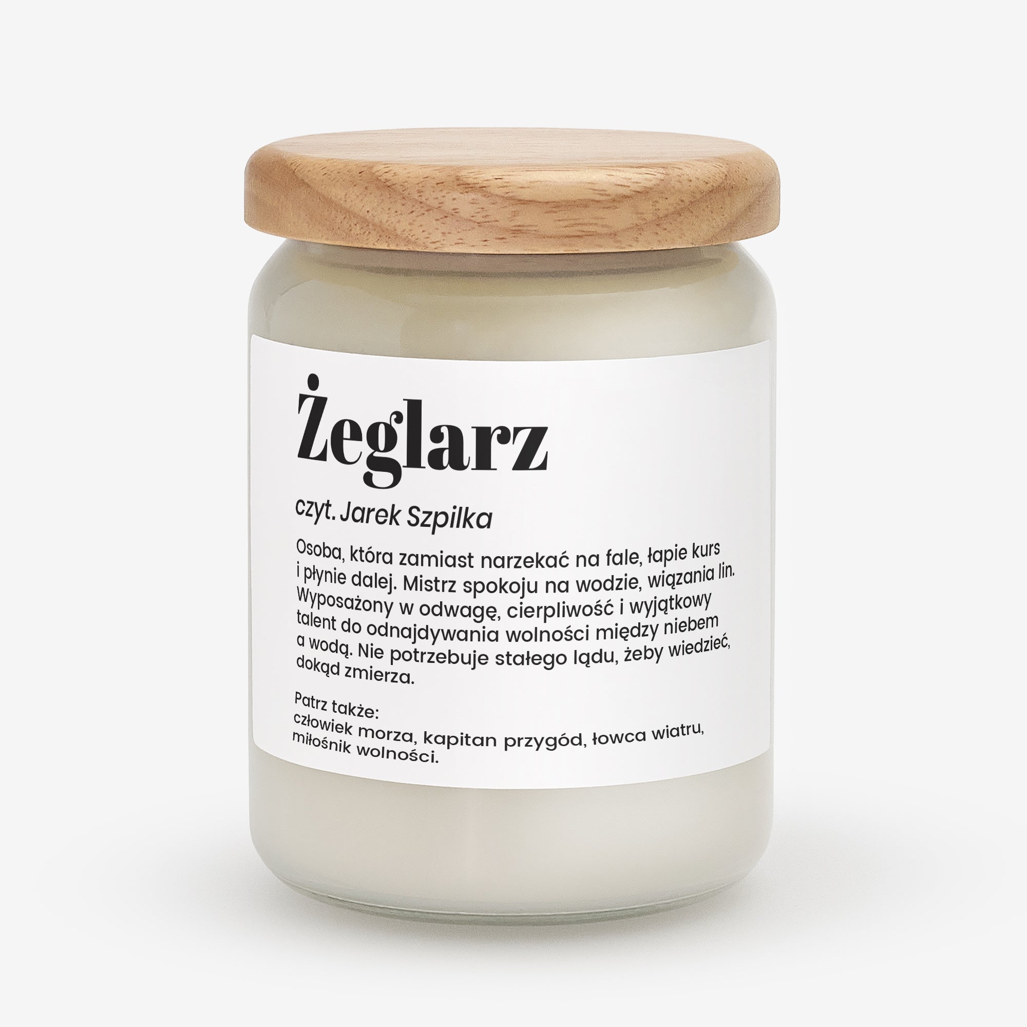 Duża świeca na prezent dla żeglarza - definicja