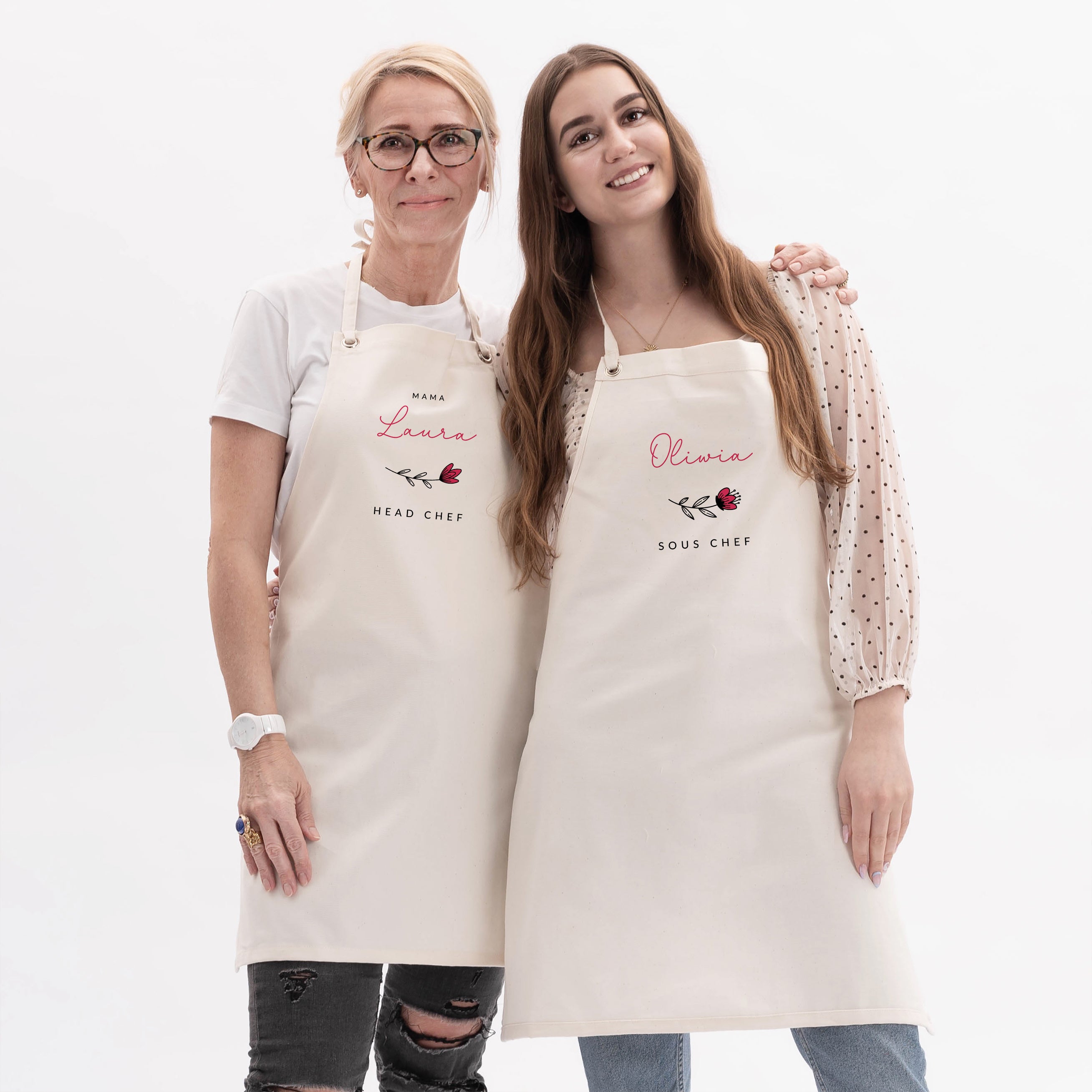 Damskie fartuchy kuchenne dla mamy i córki