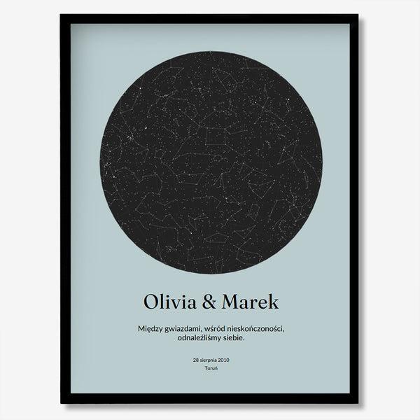 Plakat - Mapa Gwiazd