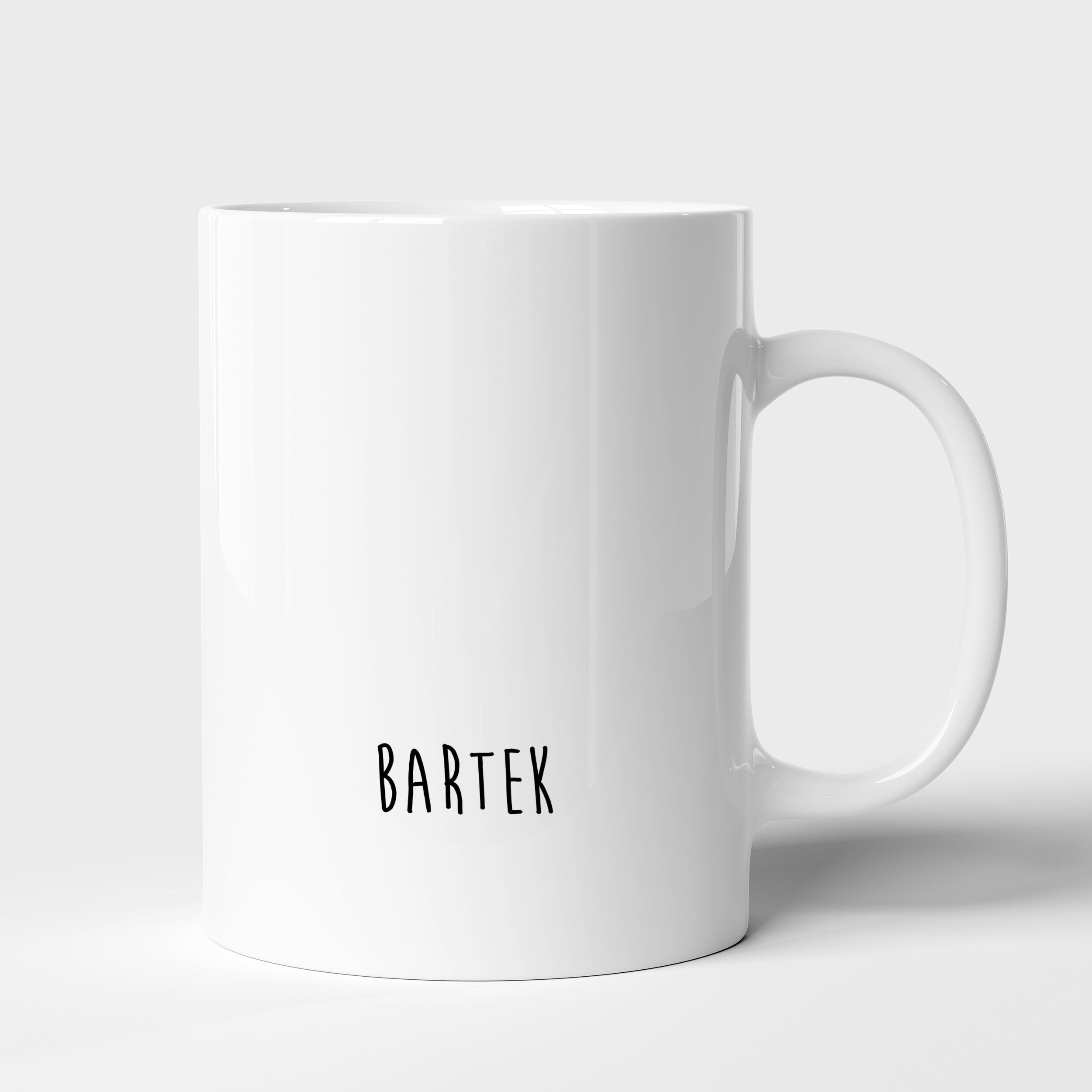 Kubek z imieniem - prezent dla geeka kubek z nadrukiem personalizowany kubek prezent dla geniusza