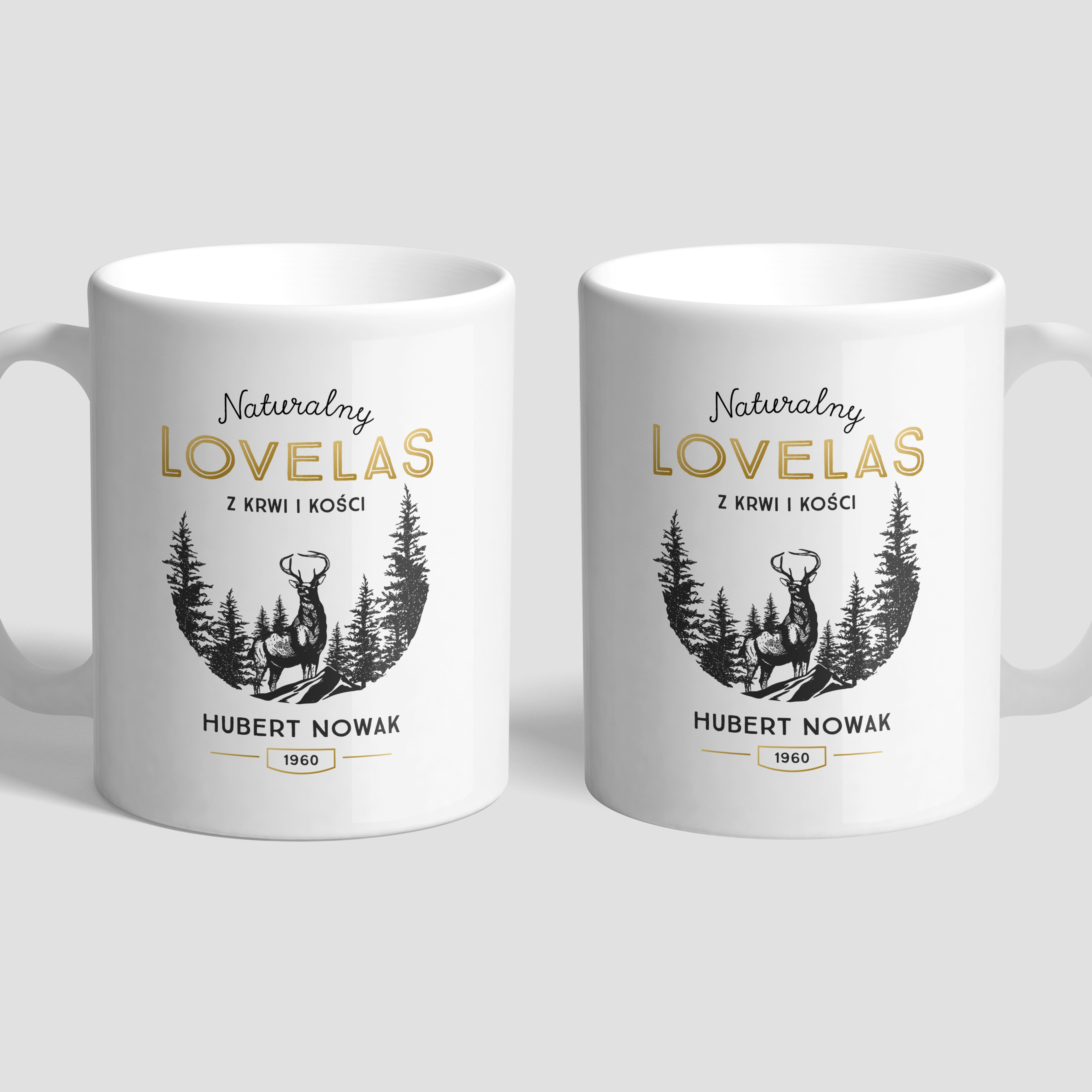 Personalizowany kubek dla leśnika kubek z nadrukiem kubek personalizowany prezent dla leśnika