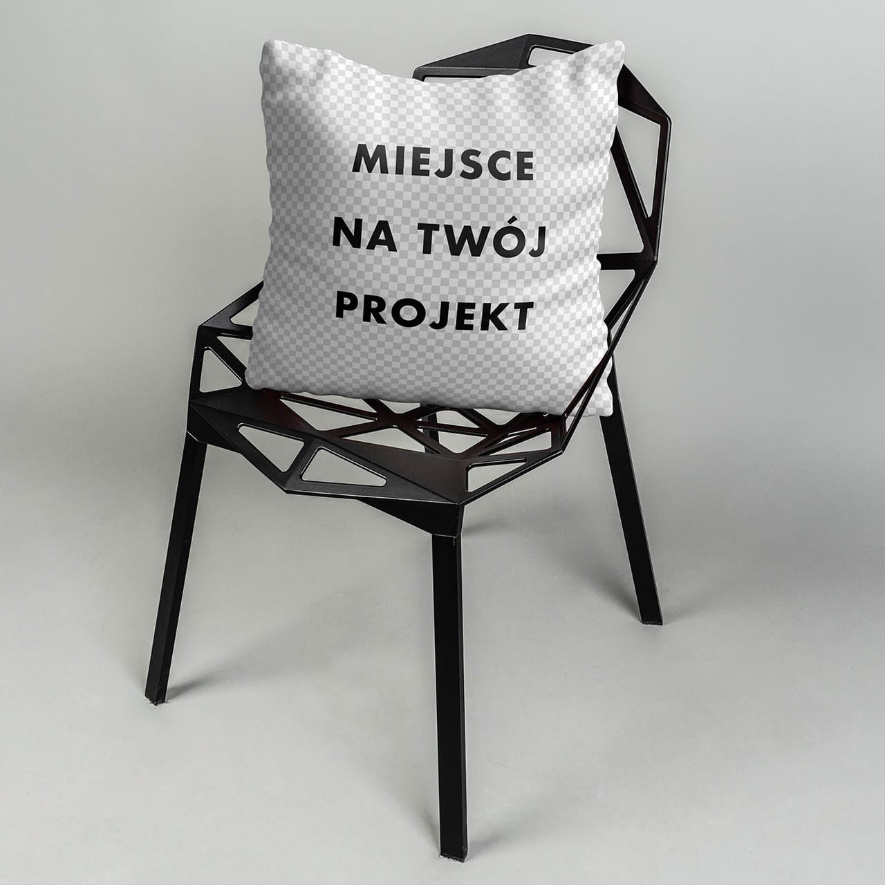 Duża poduszka z własnym projektem