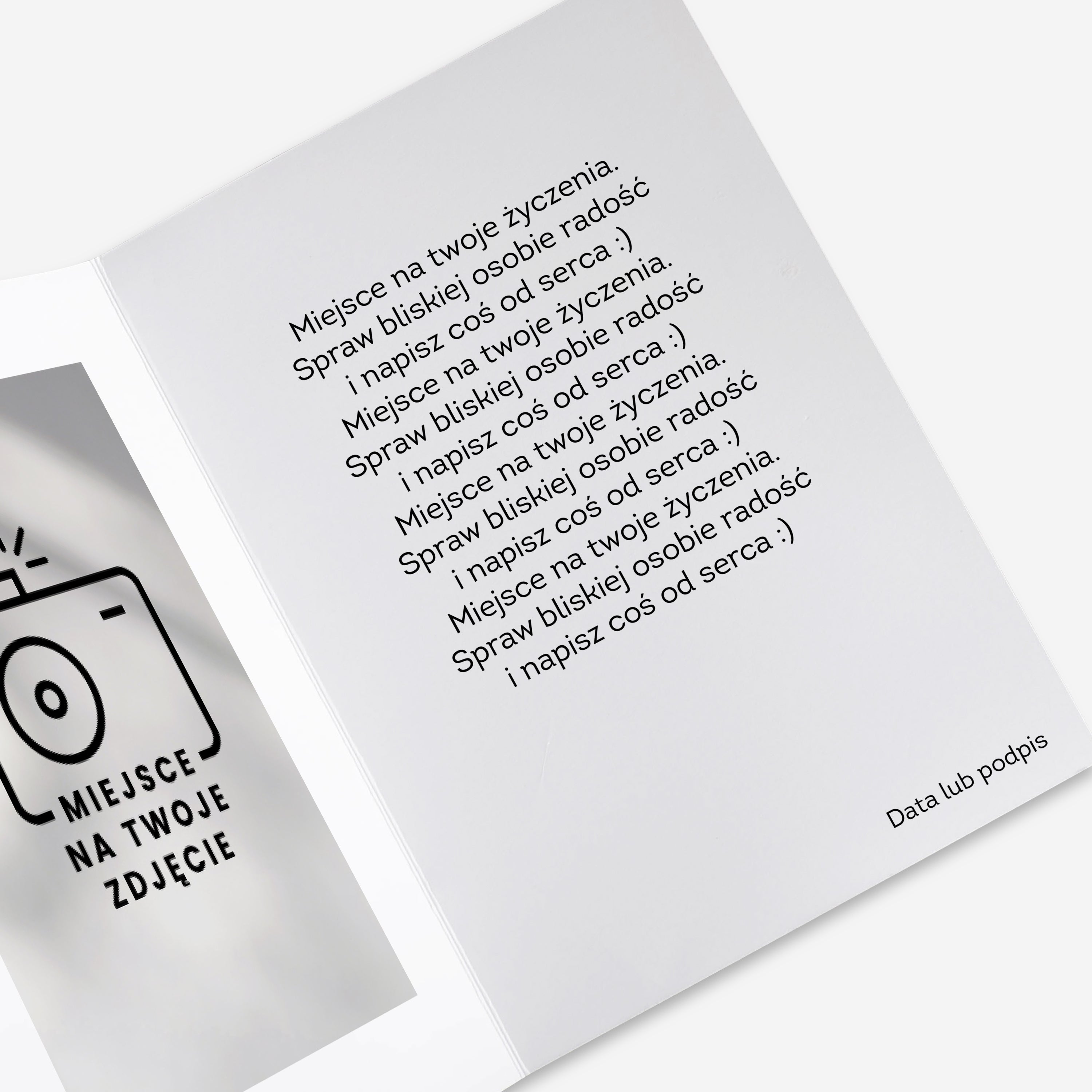 Kartka ze zdjęciem z okazji emerytury - dziennik