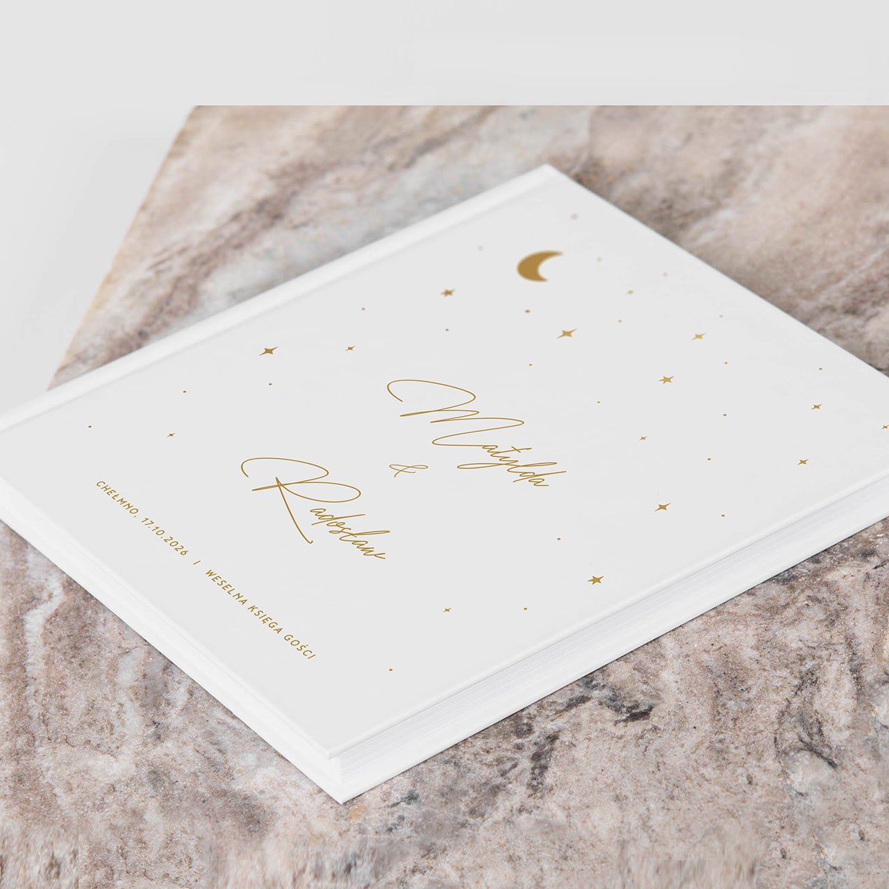 Personalizowana księga gości na wesele księga gości weselnych prezent na wesele upominek dla nowożeńców