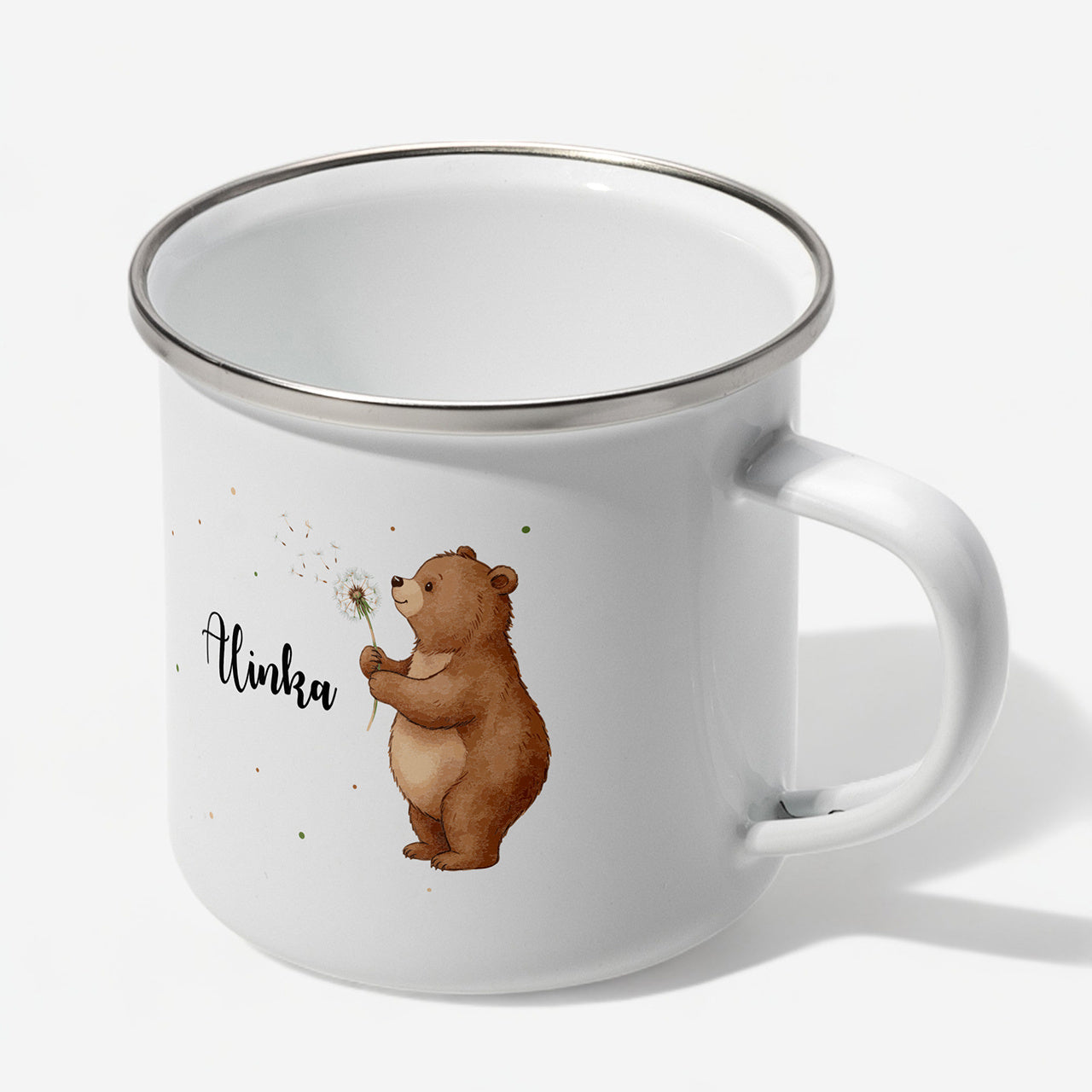 Personalizowany kubek z misiem - prezent dla dziecka kubek z nadrukiem dla dziecka upominek dla dziecka