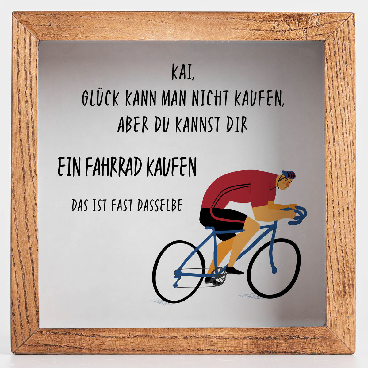 Spardose - ICH SPARE AUF EIN FAHRRAD