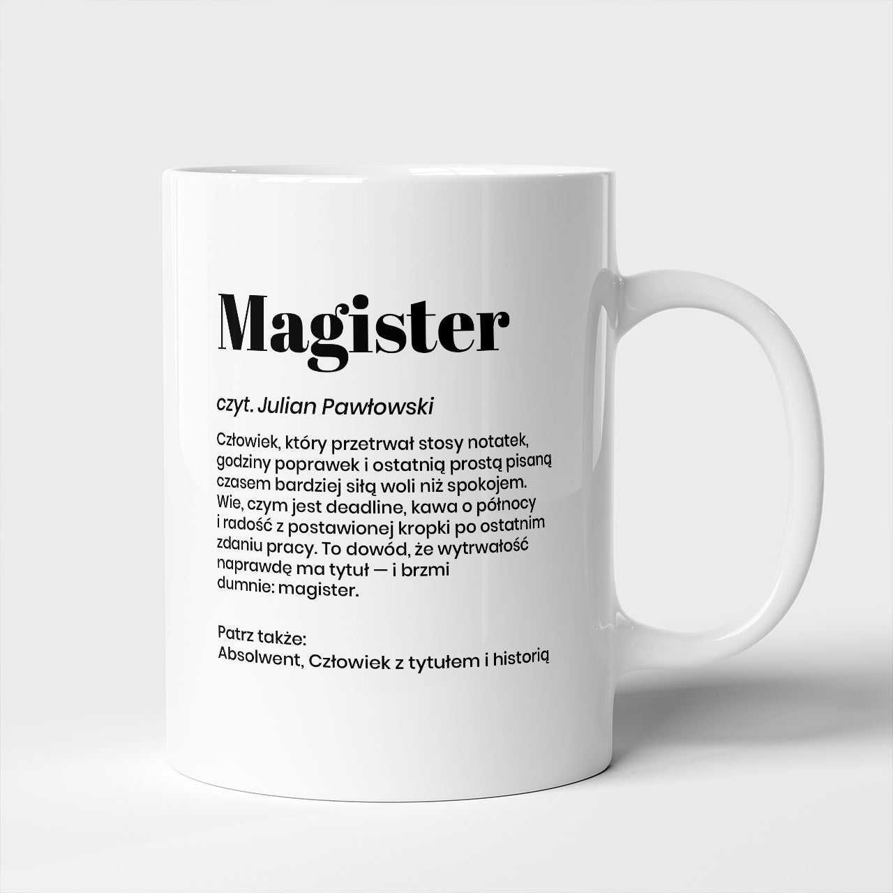 Personalizowany kubek - prezent dla magistra