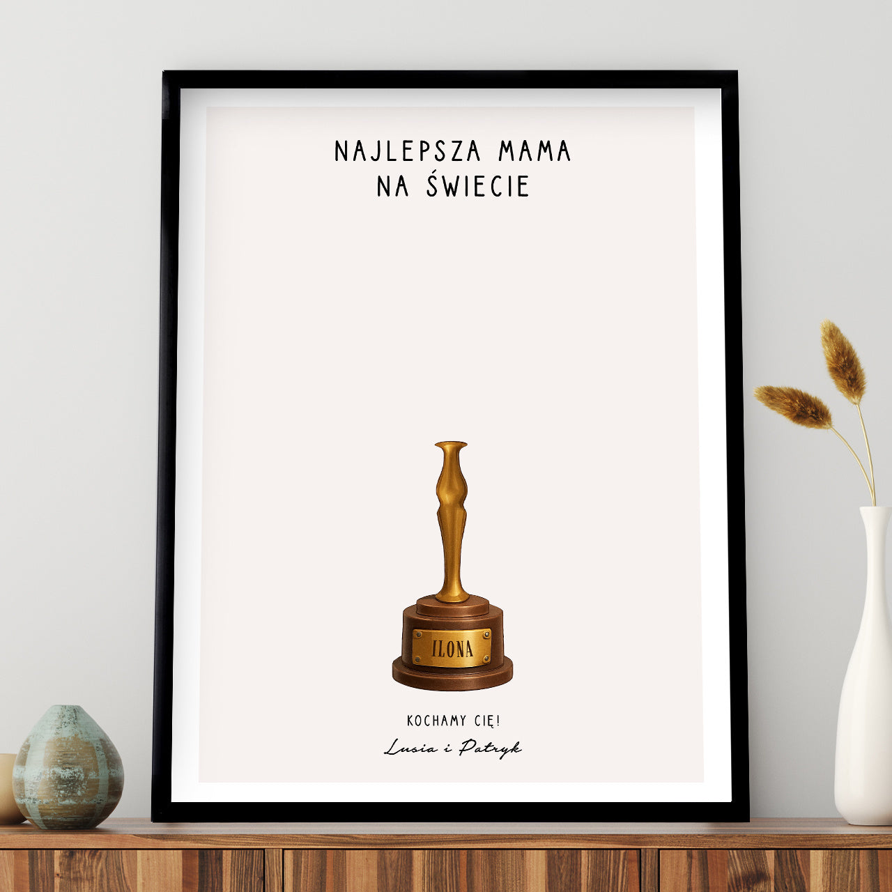 Plakat na Dzień Mamy - prezent od dzieci wyjątkowy prezent dla mamy na Dzień Mamy