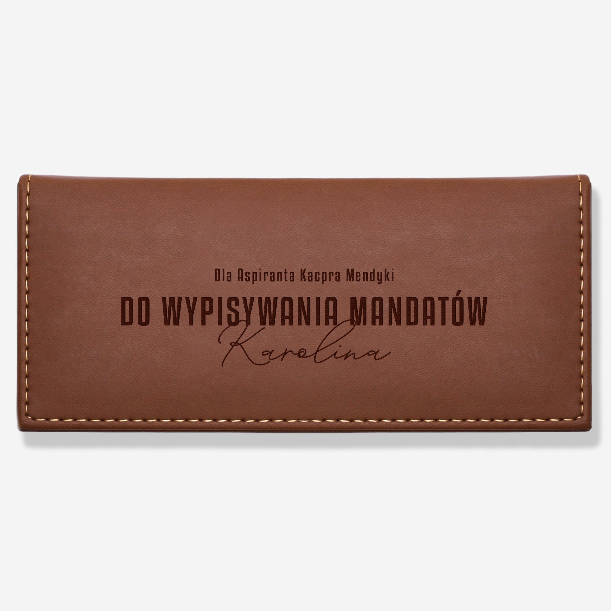 Długopis i ołówek w personalizowanym etui - śmieszny prezent dla policjanta