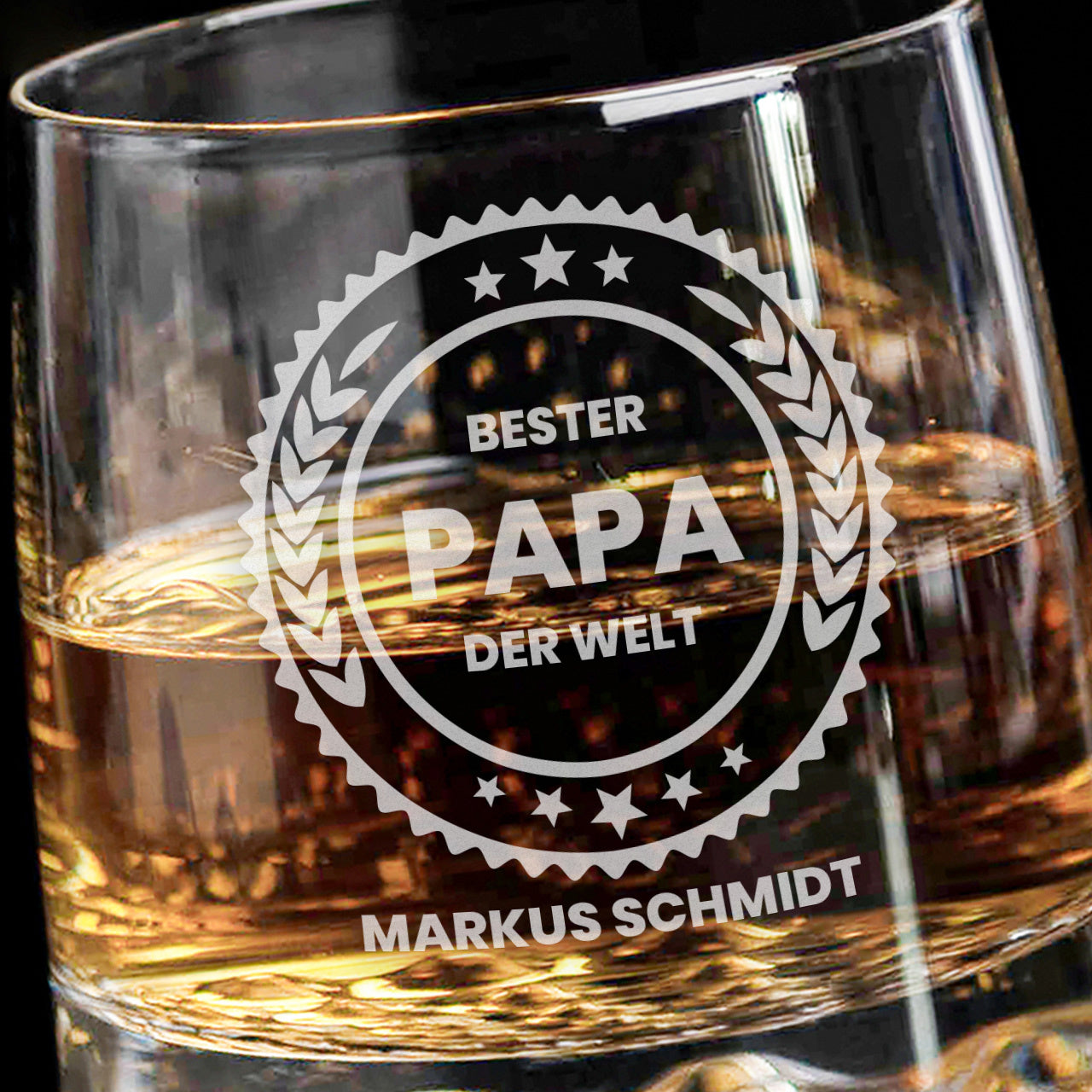 Whiskyglas mit Gravur GESCHENK FÜR PAPA