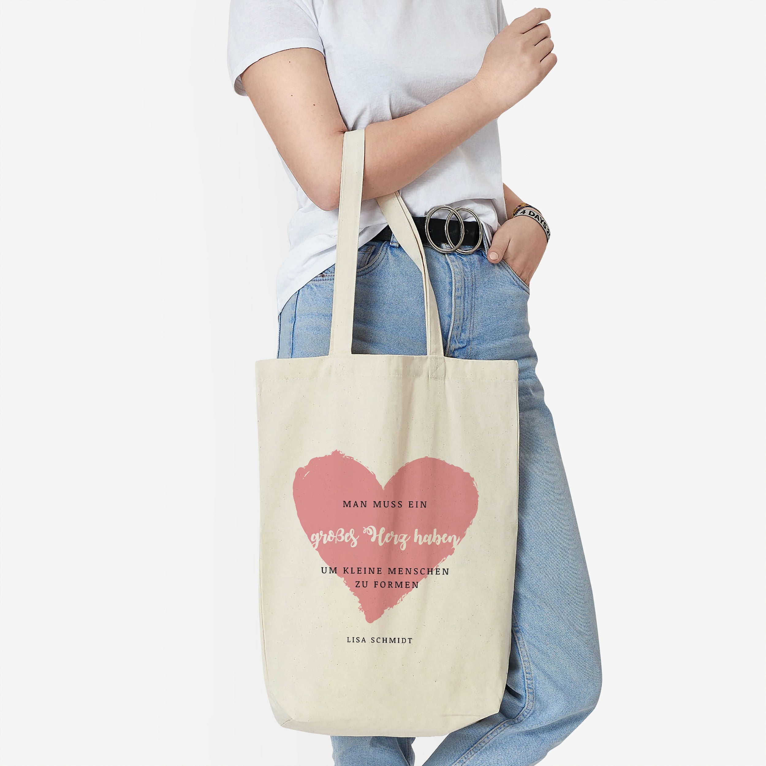 Personalisierte Tasche für Lehrerin – Geschenk zum