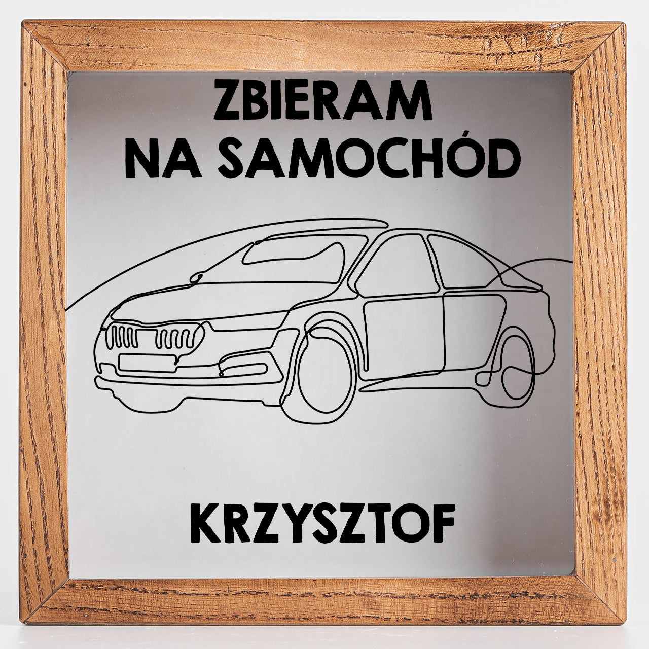 Skarbonka na samochód - Zbieram na samochód