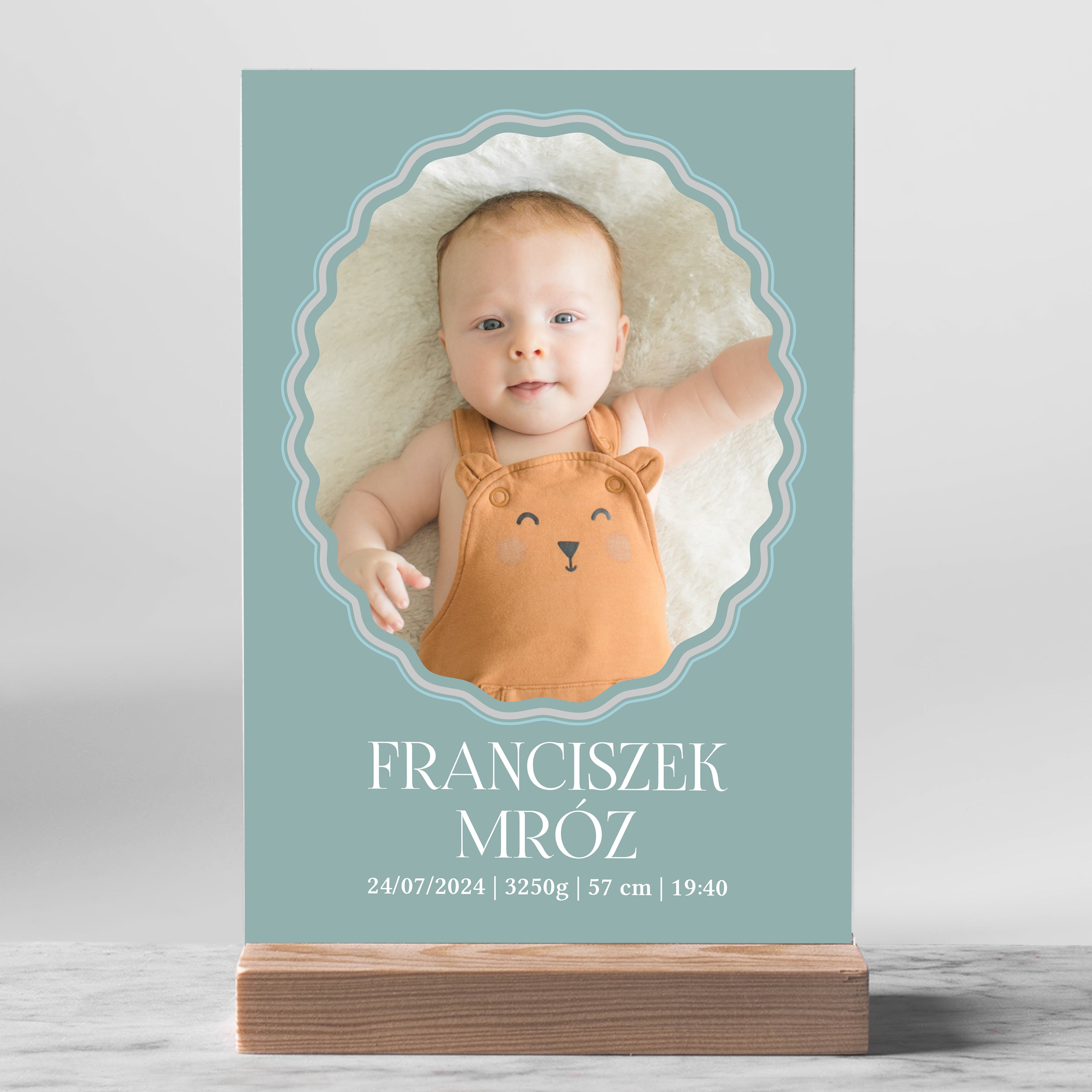 Personalizowana statuetka na Narodziny Dziecka
