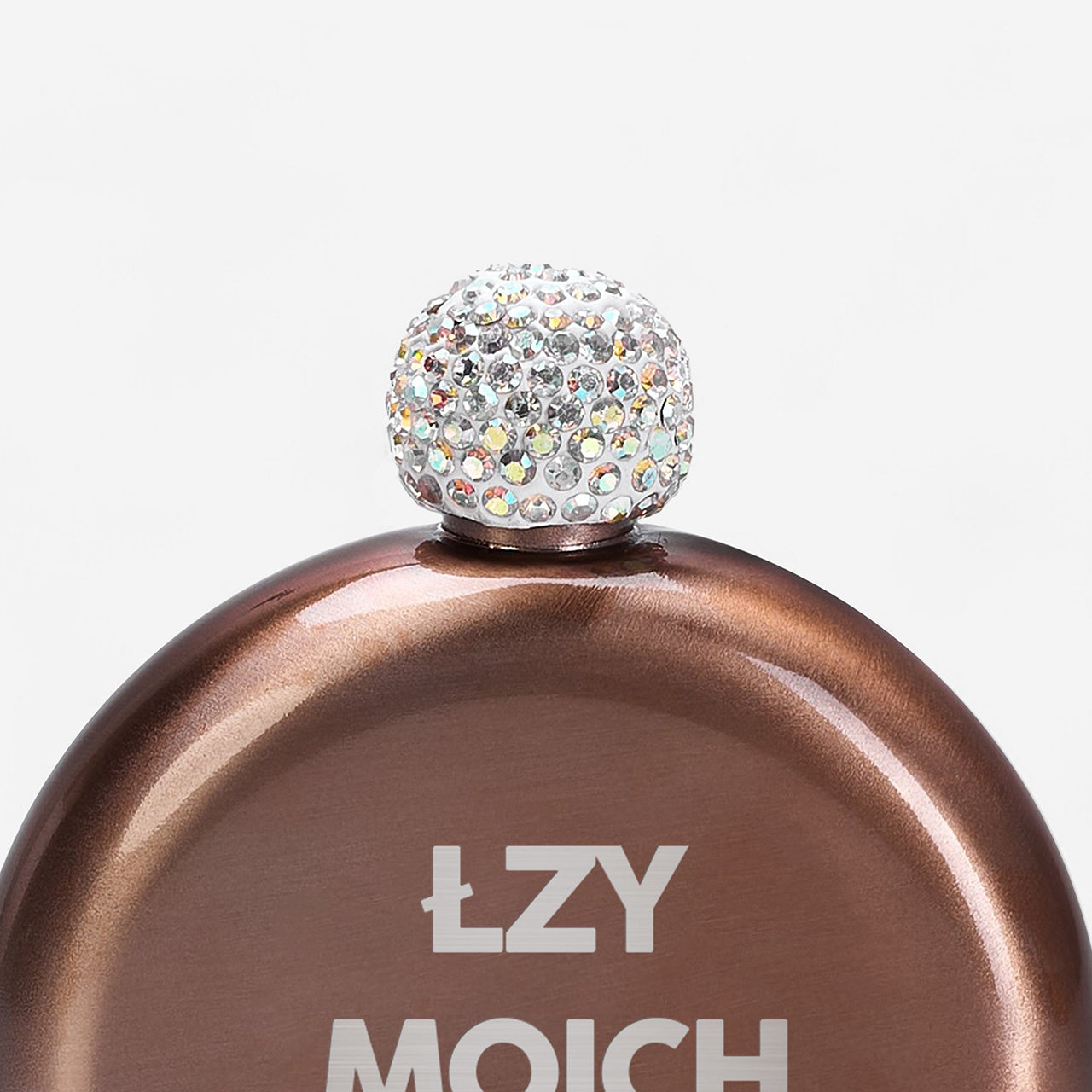 Elegancka piersiówka z grawerem - łzy moich wrogów
