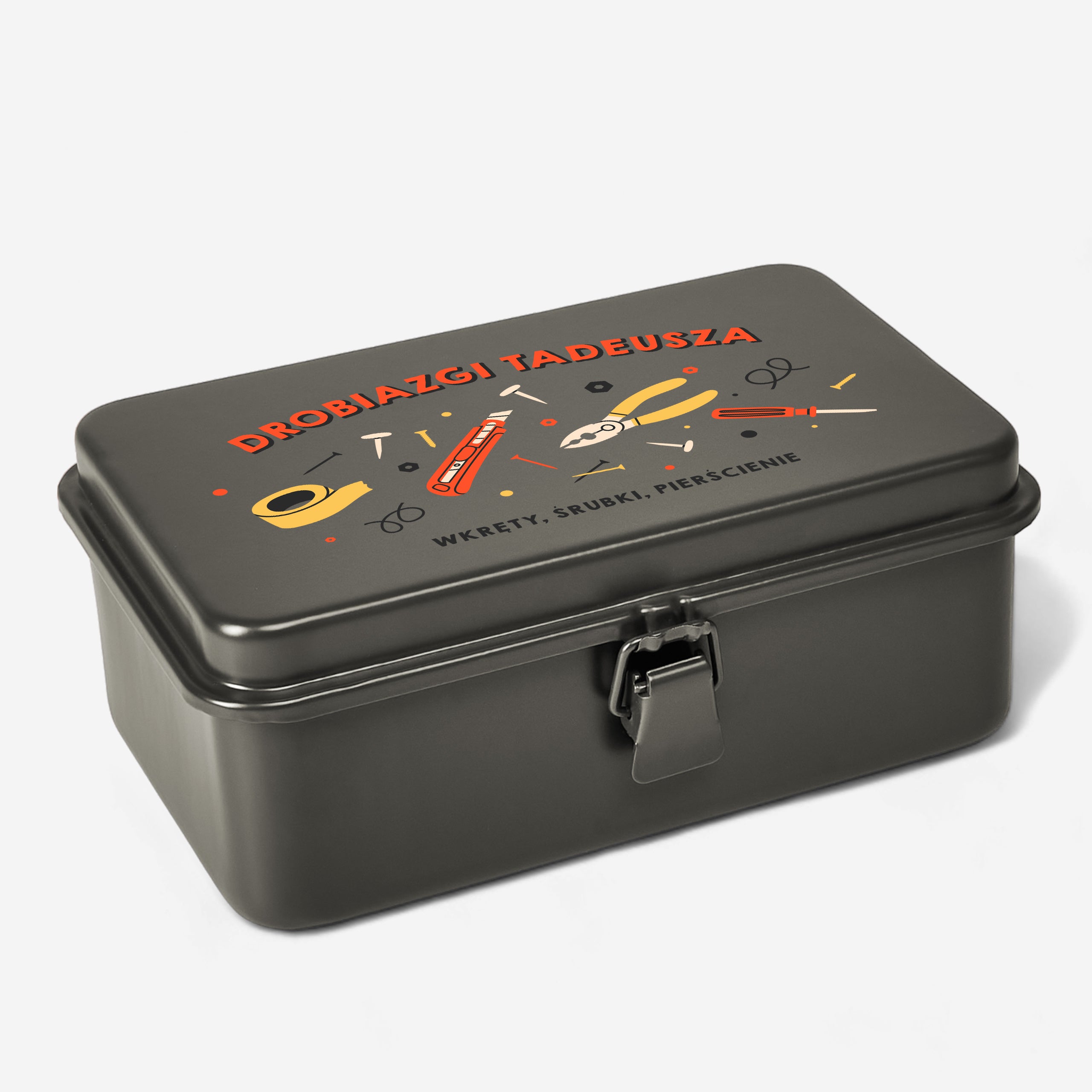 Ciemnozielona skrzynka na narzędzia - prezent dla majsterkowicza