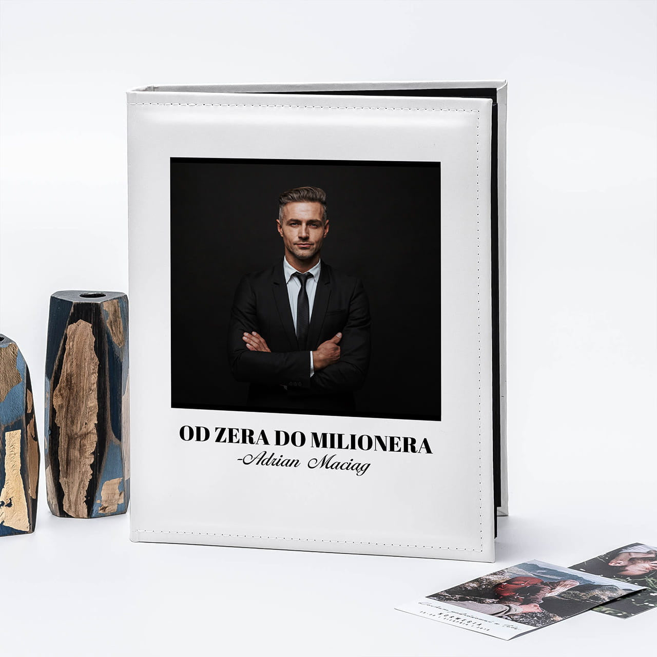 Personalizowany album dla biznesmena album na zdjęcia album do zdjęć album personalizowany prezent dla biznesmena