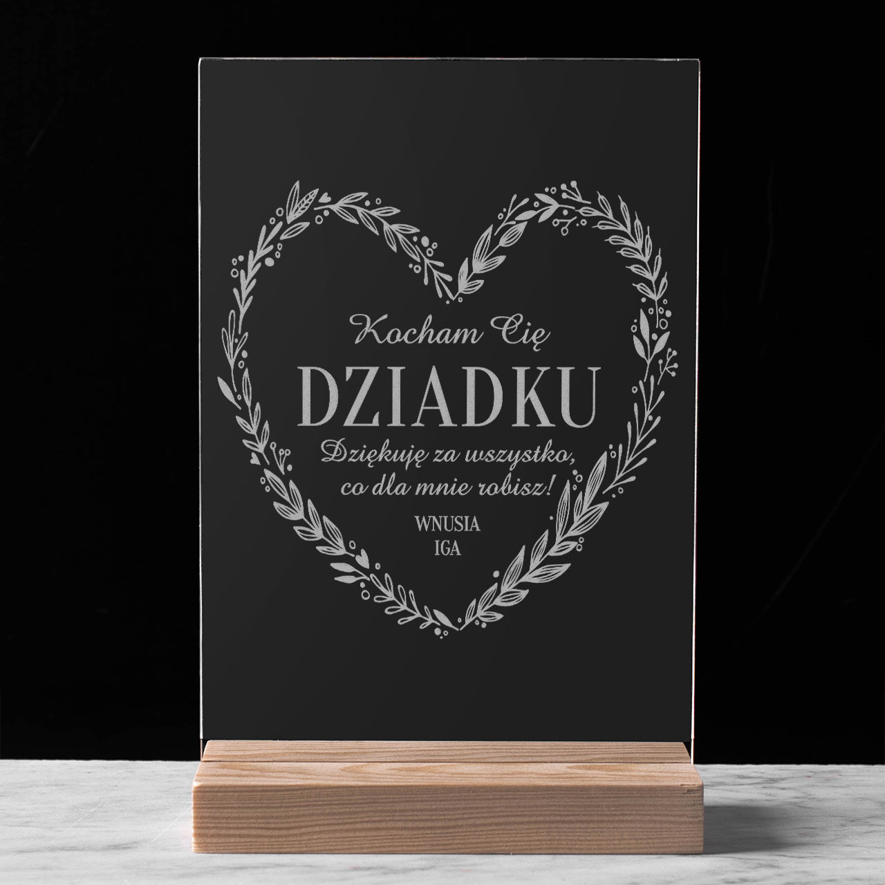 Personalizowana statuetka dla dziadka