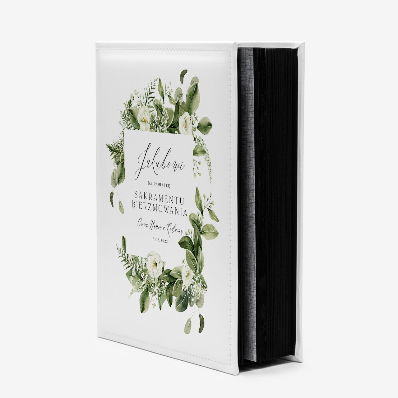 Personalizowany album z miejscem na Twój projekt prezent dla rodziców prezent dla dziadków