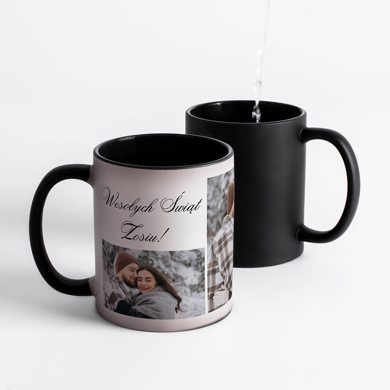 Magiczny kubek na Święta - kolaż