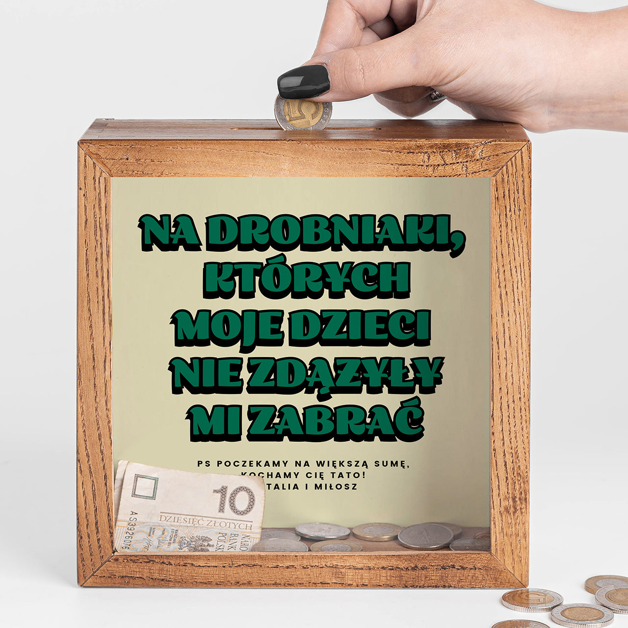Personalizowana skarbonka dla taty