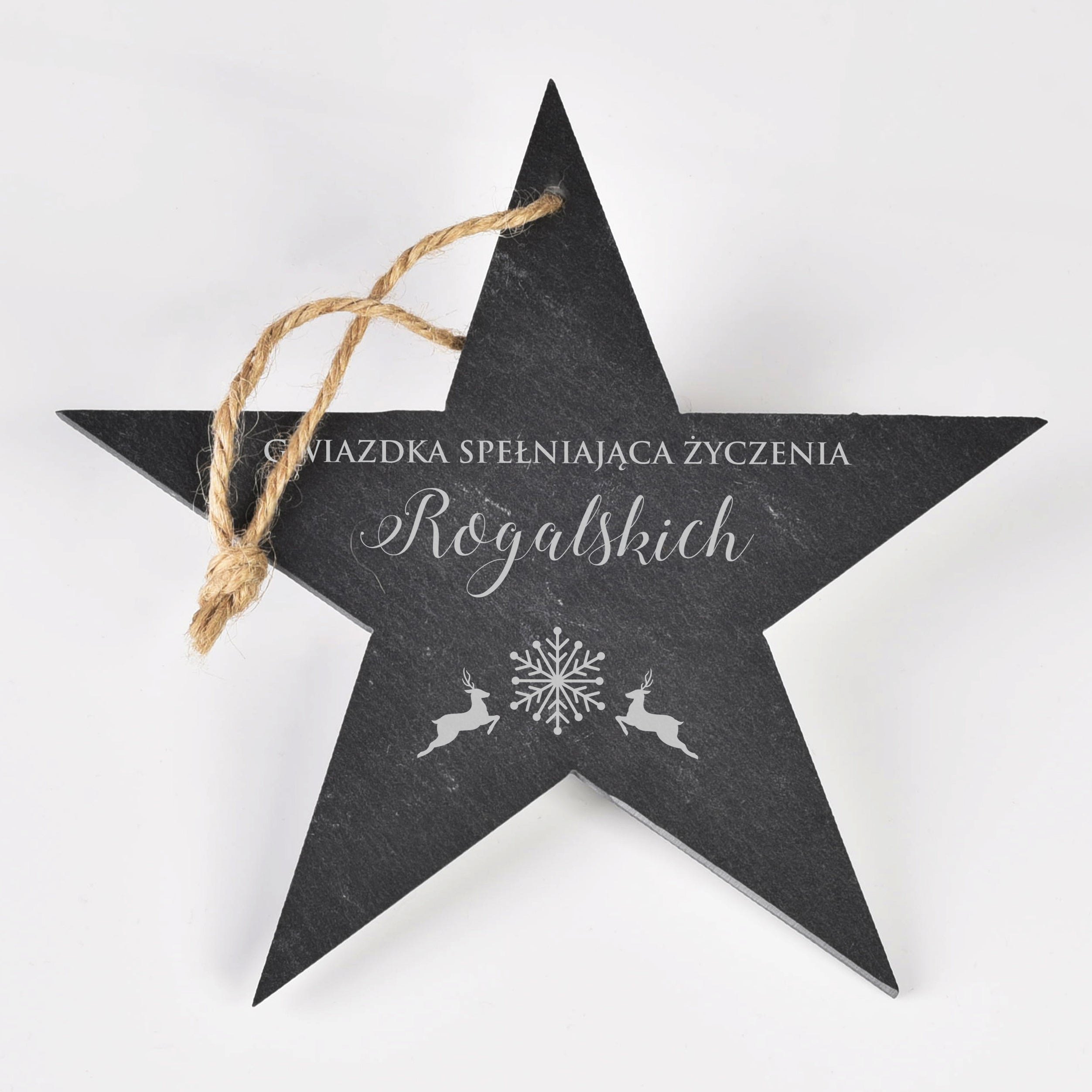 Tabliczka z grawerem na święta