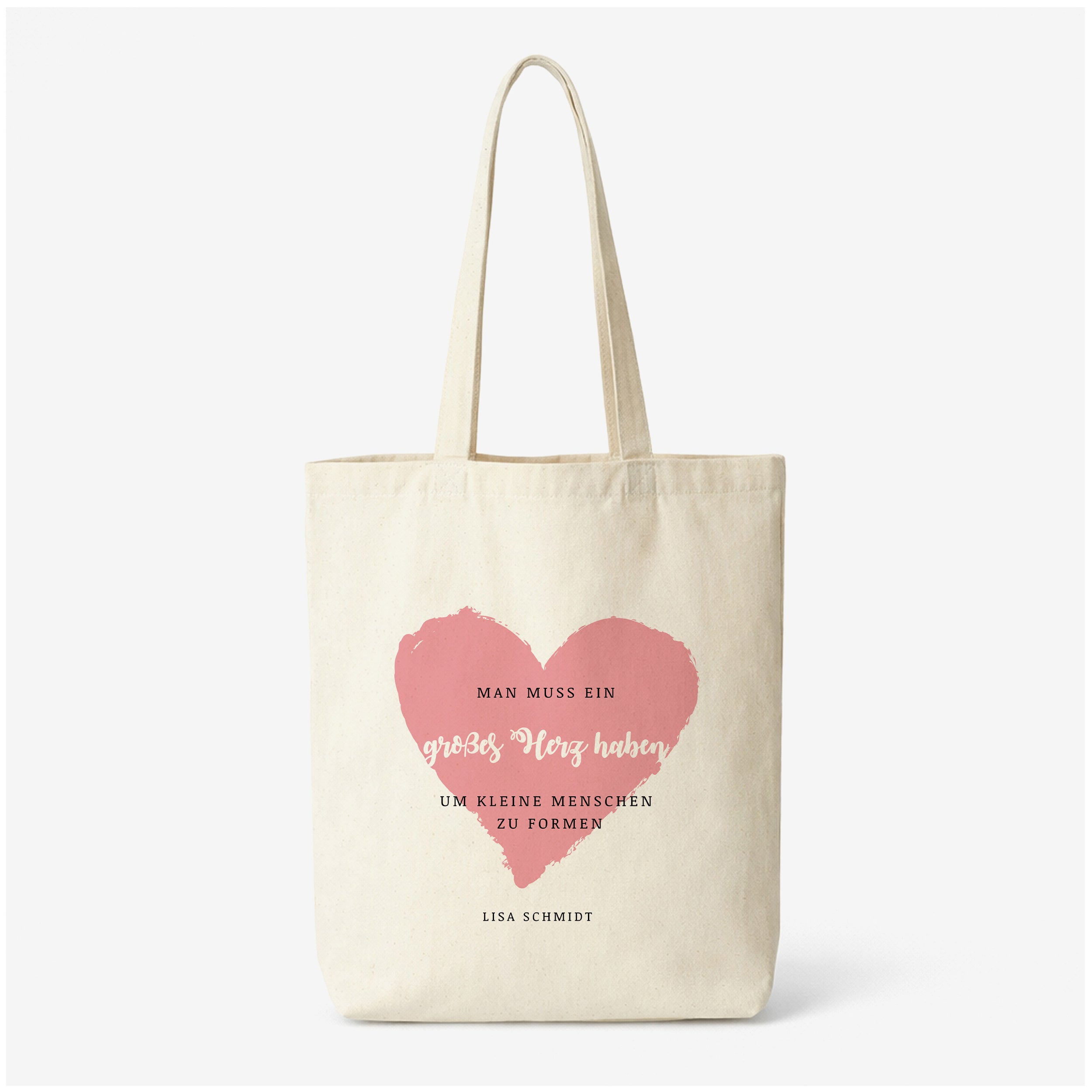 Personalisierte Tasche für Lehrerin – Geschenk zum