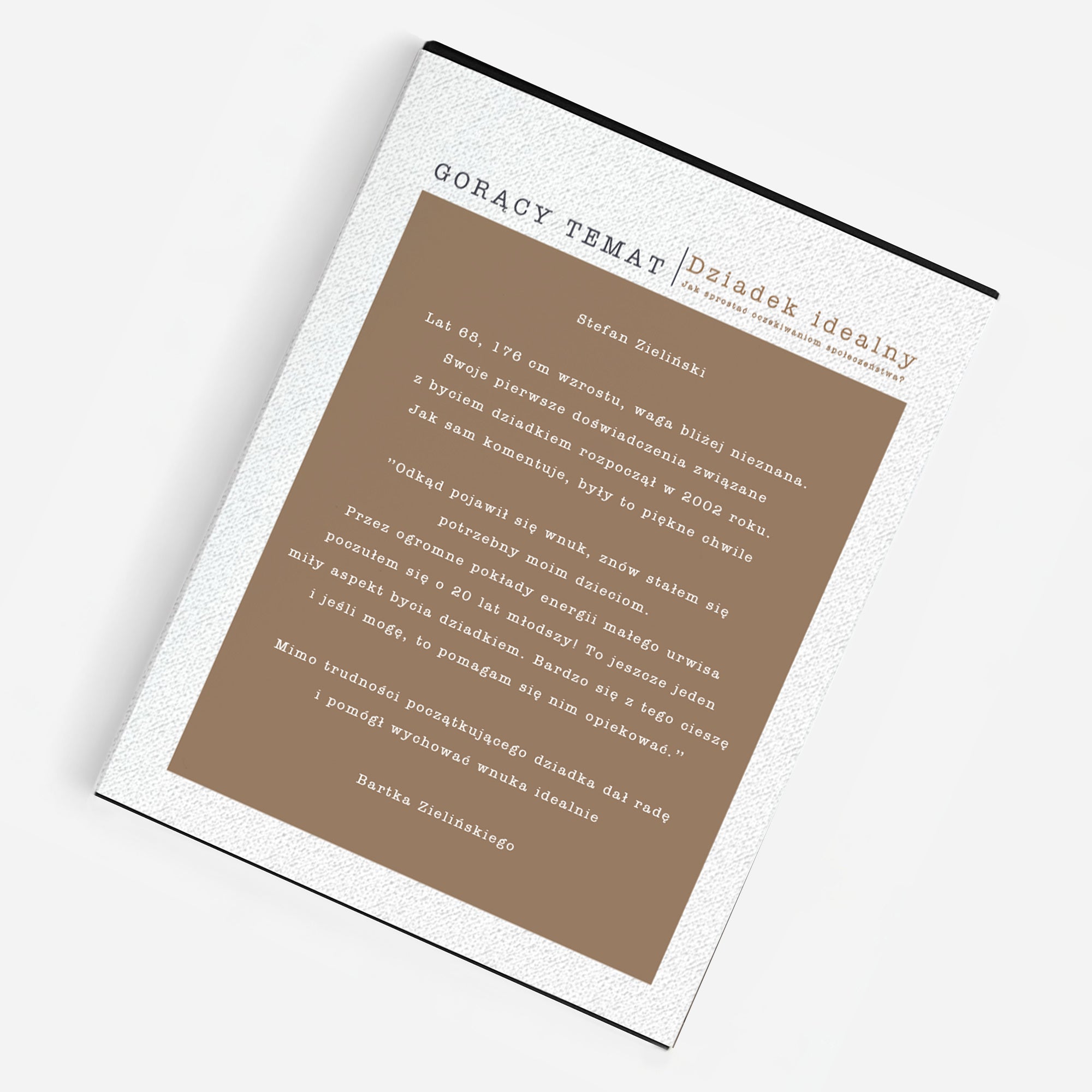 Personalizowane praliny - Supernews - upominek na Dzień Dziadka