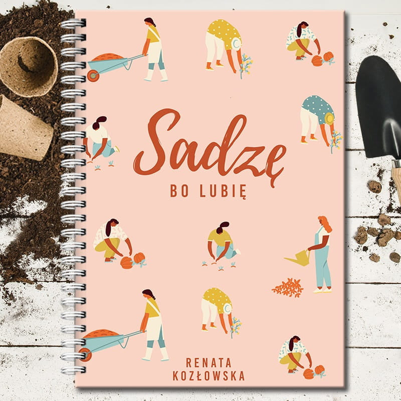 Personalizowany notatnik dla ogrodniczki prezent dla ogrodniczki prezent dla miłośniczki ogrodu