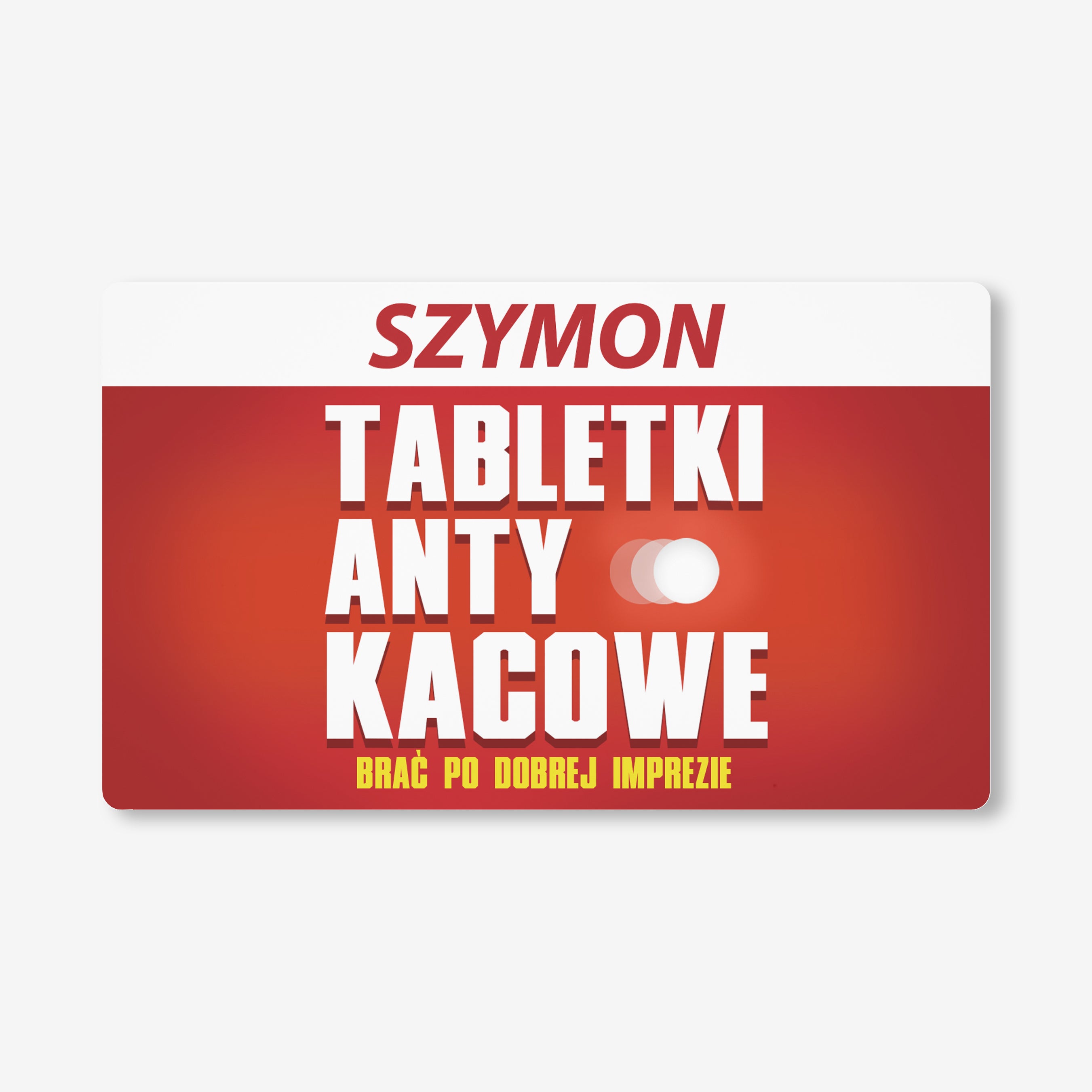 Zestaw cukierków miętowych z etykietą do personalizacji - prezent dla kolegi cukierki miętowe miętowe cukierki
