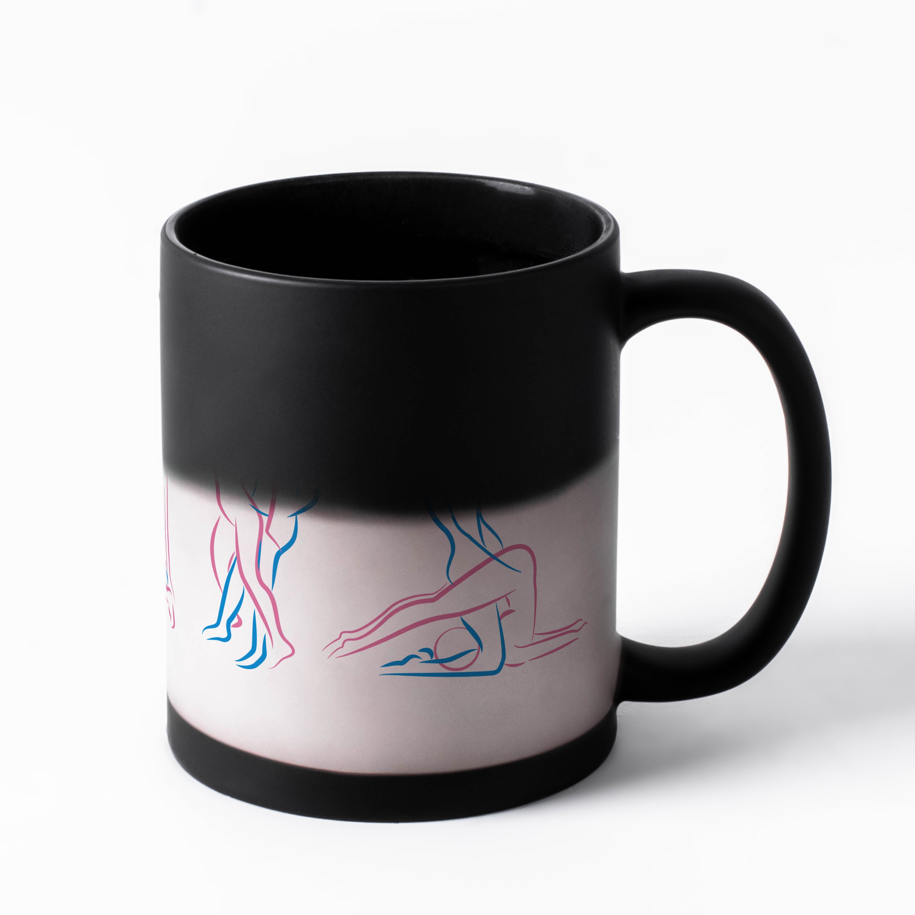 Personalizowany kubek magiczny na walentynki kubek walentynkowy śmieszny prezent na walentynki