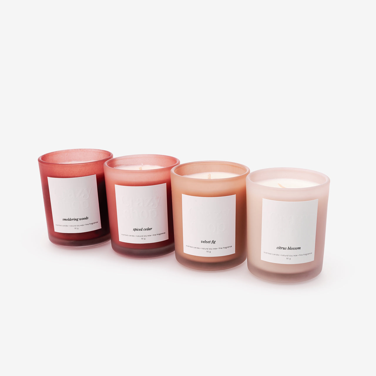 Zestaw prezentowy - świece sojowe na prezent